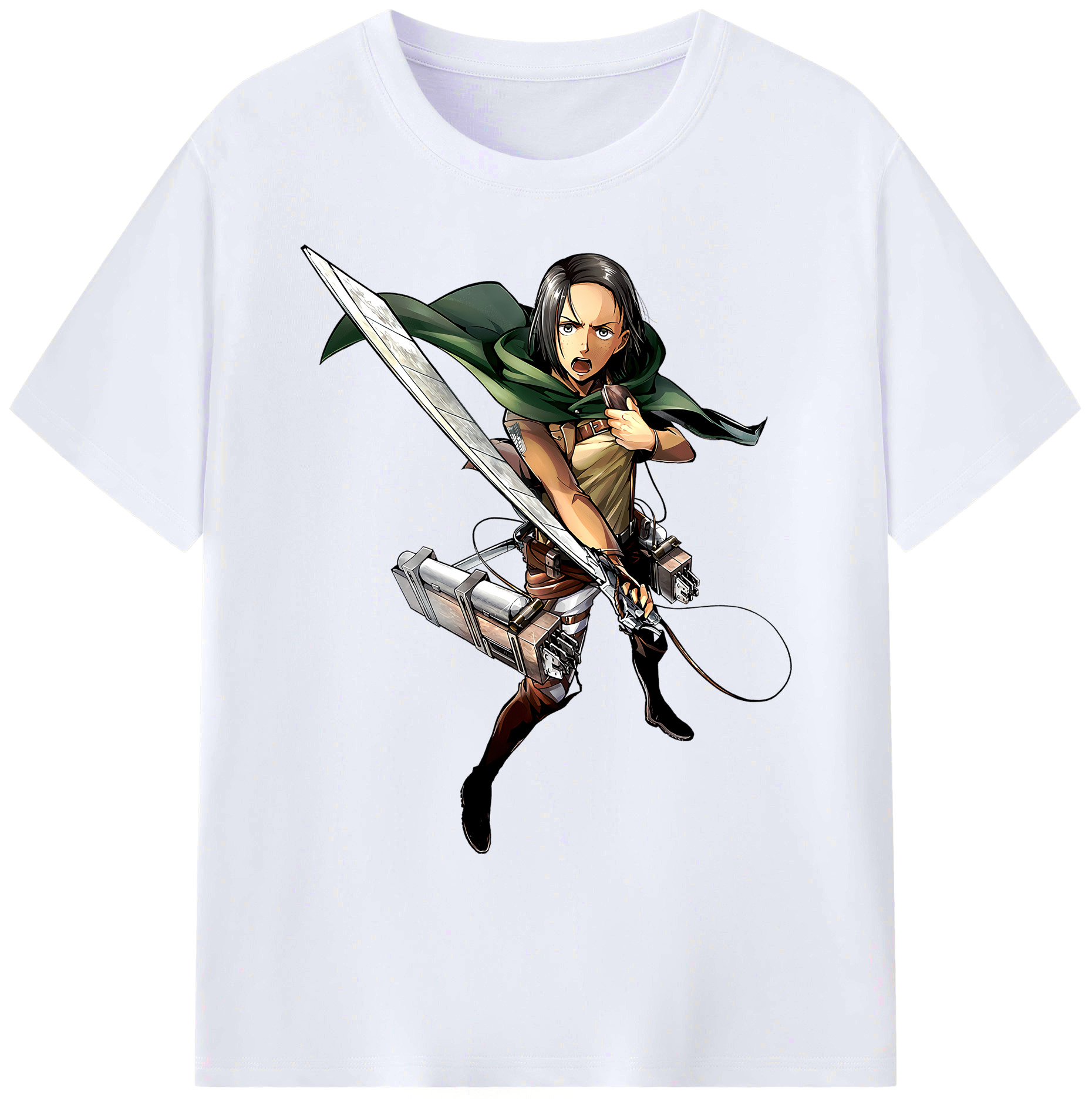 （画像用） 進撃の巨人 Attack on Titan 綿100％ メンズ半袖Tシャツ｜肌触りやわらか＆通気性