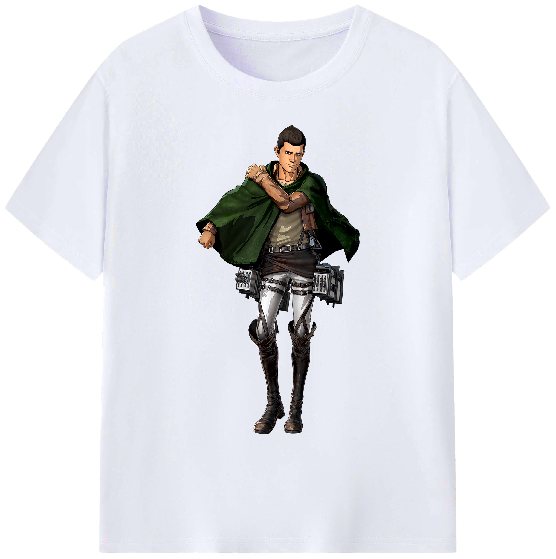 （画像用） 進撃の巨人 Attack on Titan 綿100％ メンズ半袖Tシャツ｜肌触りやわらか＆通気性
