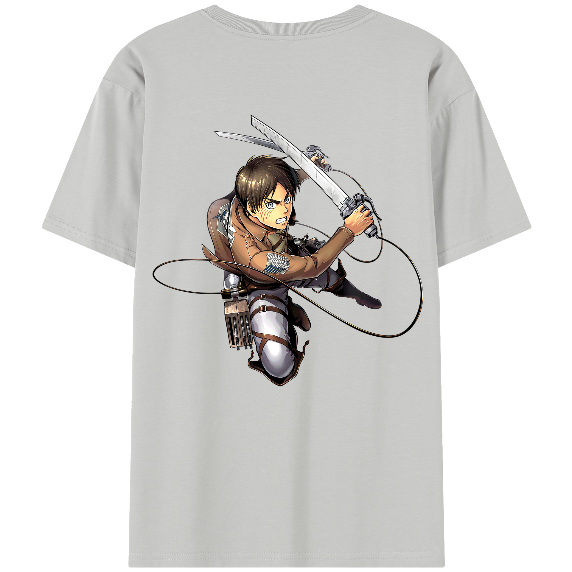 （画像用） 進撃の巨人 エレン･イェーガー Attack on Titan Eren Jäger レディース半袖Tシャツ(バックプリント)