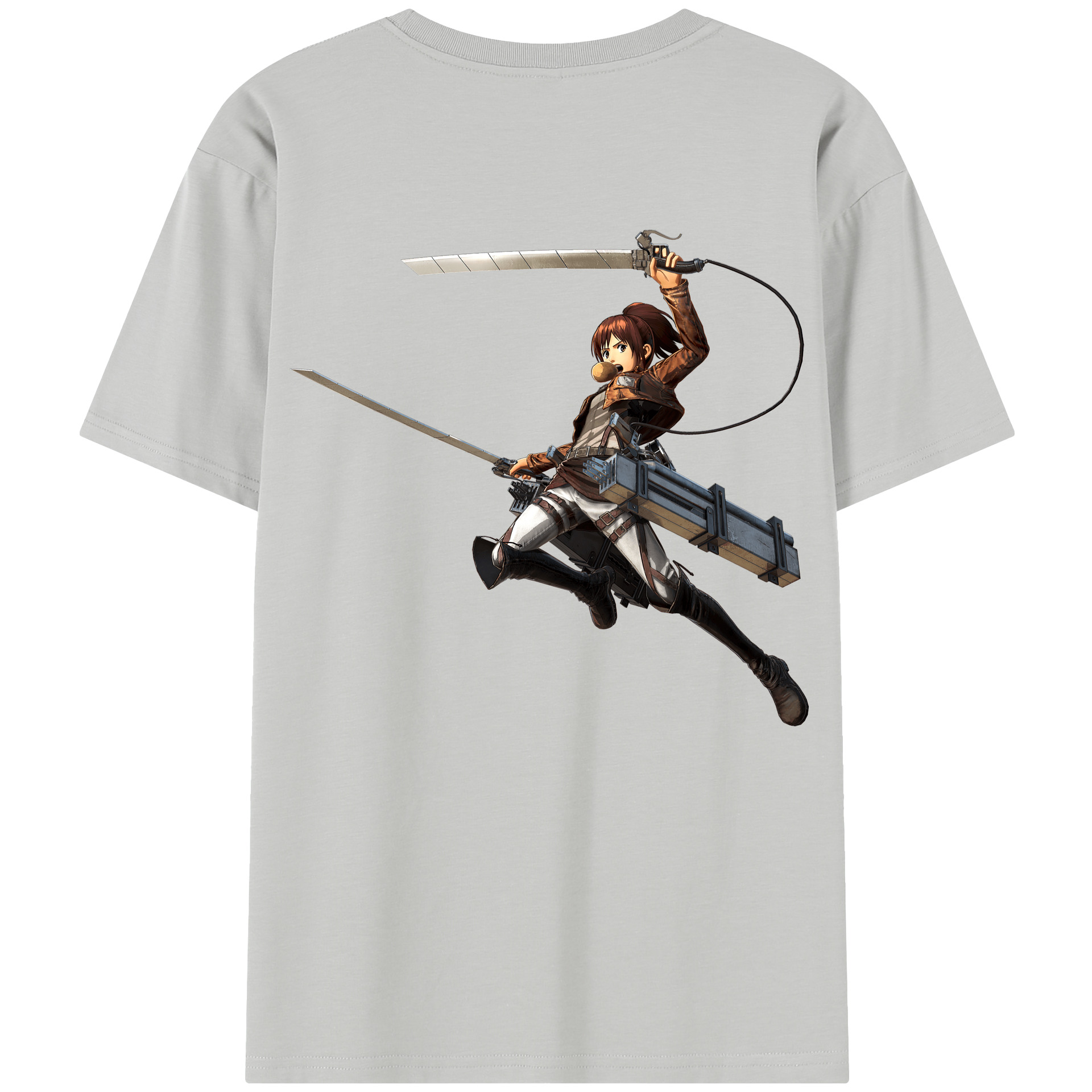 （画像用） 進撃の巨人 サシャ·ブラウス Attack on Titan Sasha Blaus レディース半袖Tシャツ(バックプリント)