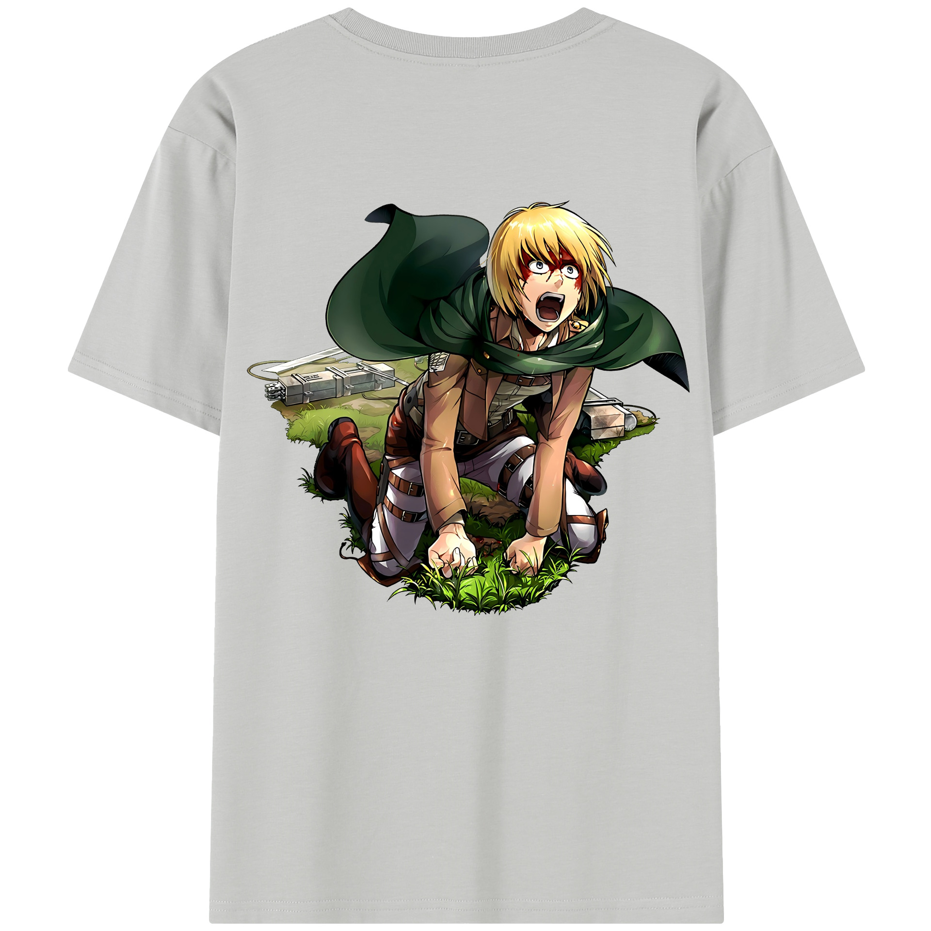 （画像用） 進撃の巨人 アルミン·アルレルト Attack on Titan Armin Arlert レディース半袖Tシャツ(バックプリント)