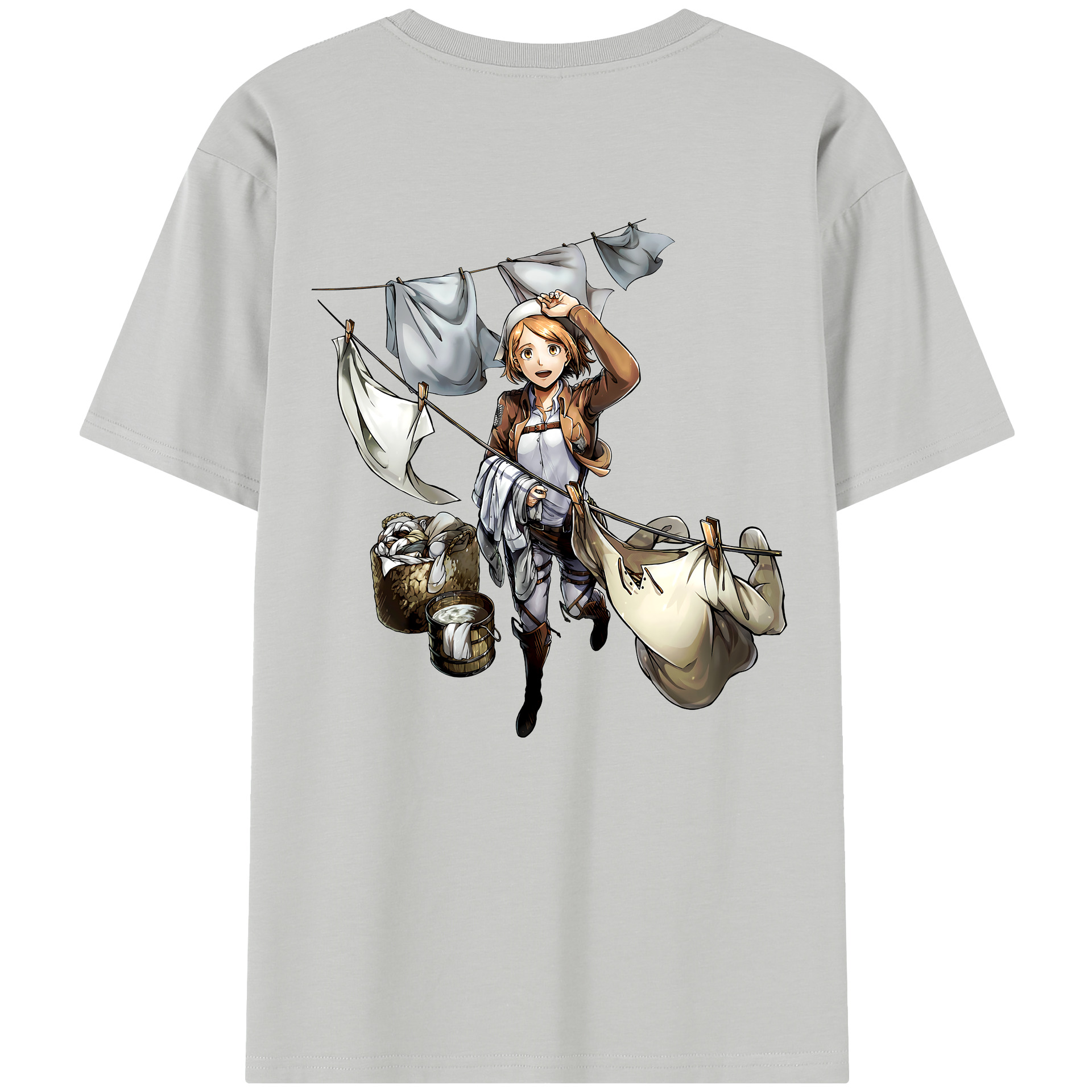 （画像用） 進撃の巨人 ペトラ·ラル Attack on Titan Petra Rall レディース半袖Tシャツ(バックプリント)