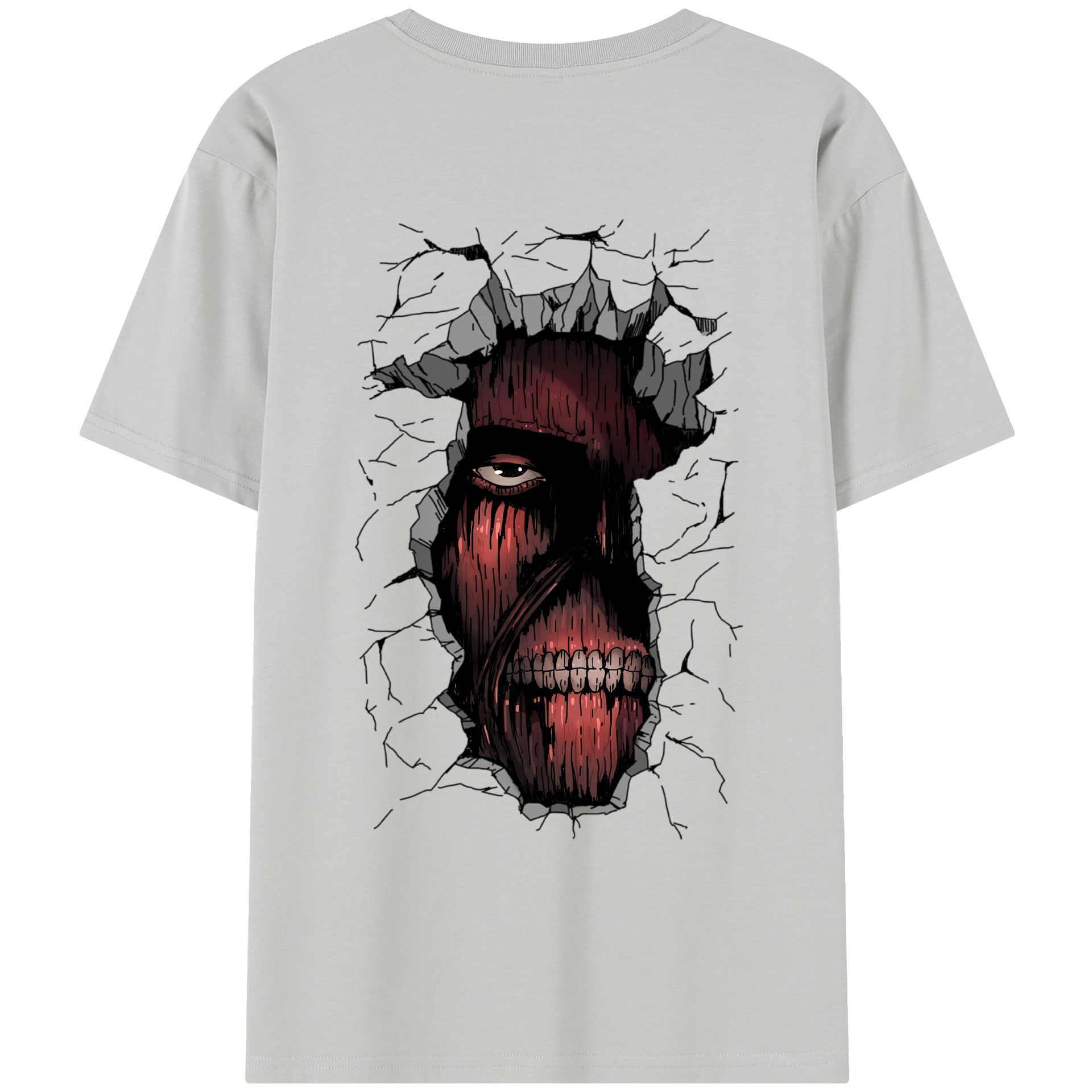 （画像用） 進撃の巨人 Attack on Titan レディース半袖Tシャツ(バックプリント)