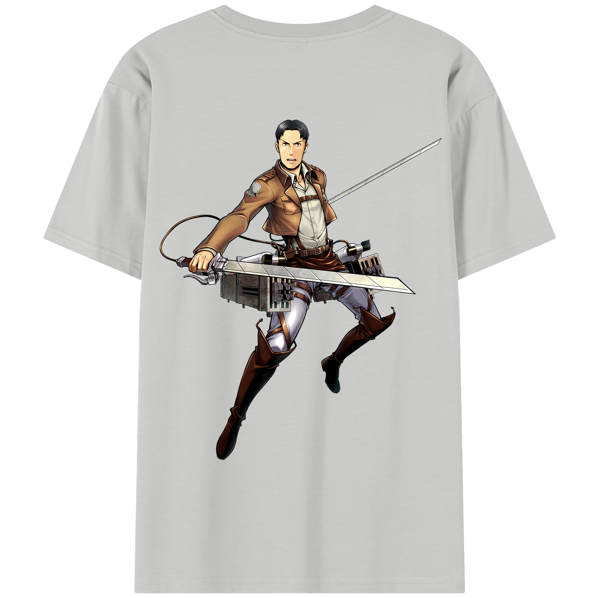 （画像用） 進撃の巨人 Attack on Titan レディース半袖Tシャツ(バックプリント)
