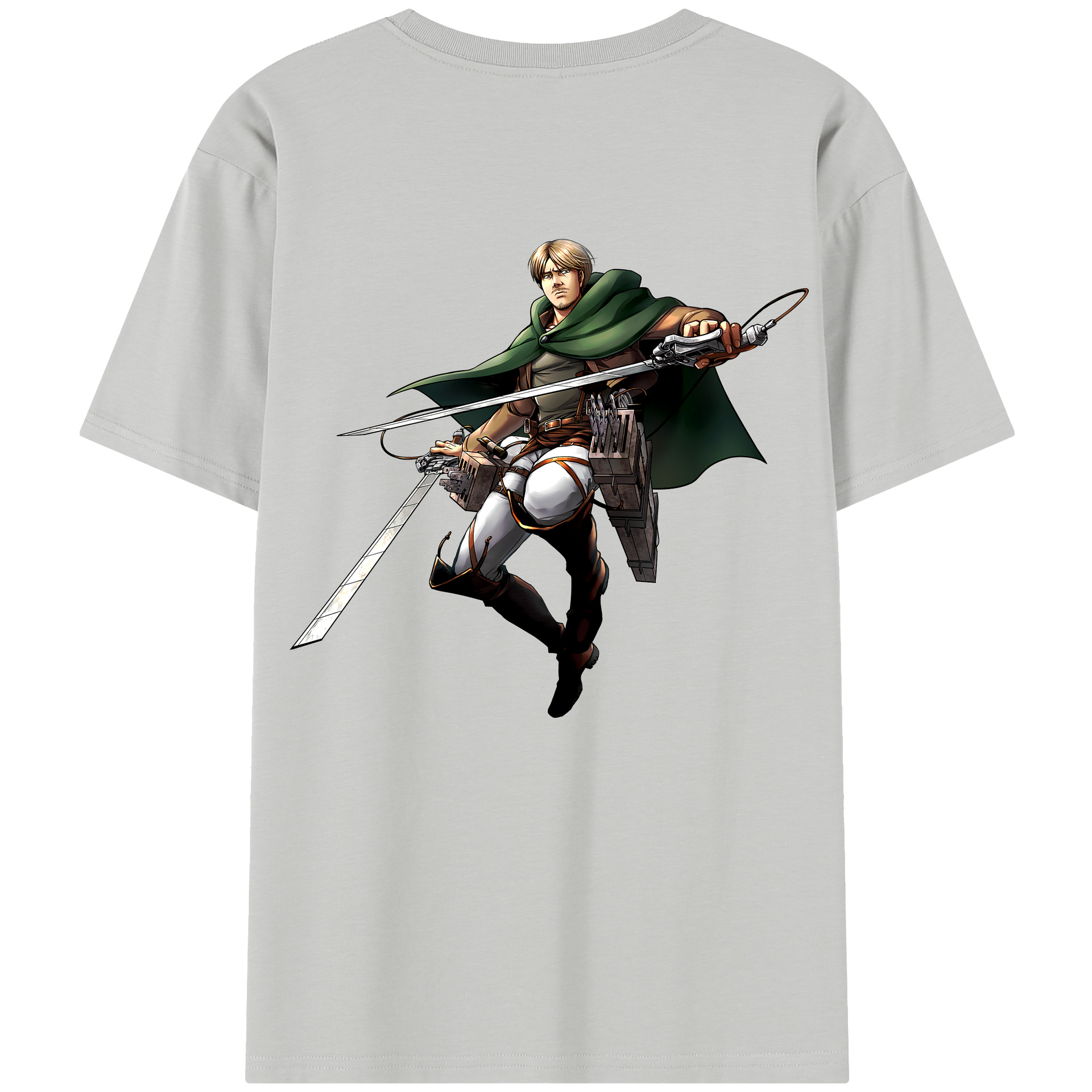 （画像用） 進撃の巨人 Attack on Titan レディース半袖Tシャツ(バックプリント)