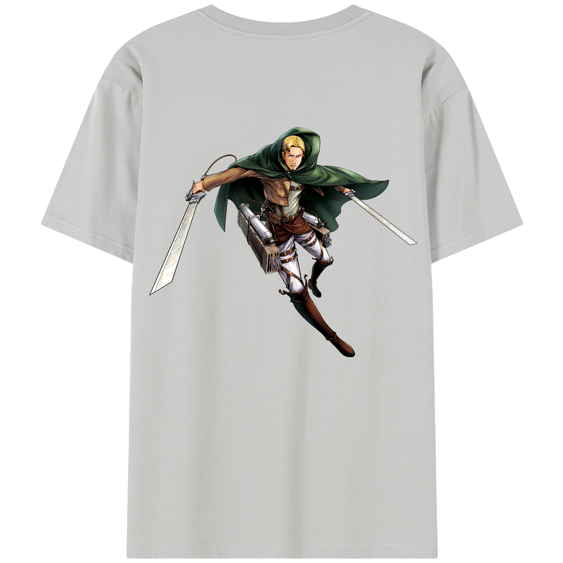 （画像用） 進撃の巨人 Attack on Titan レディース半袖Tシャツ(バックプリント)