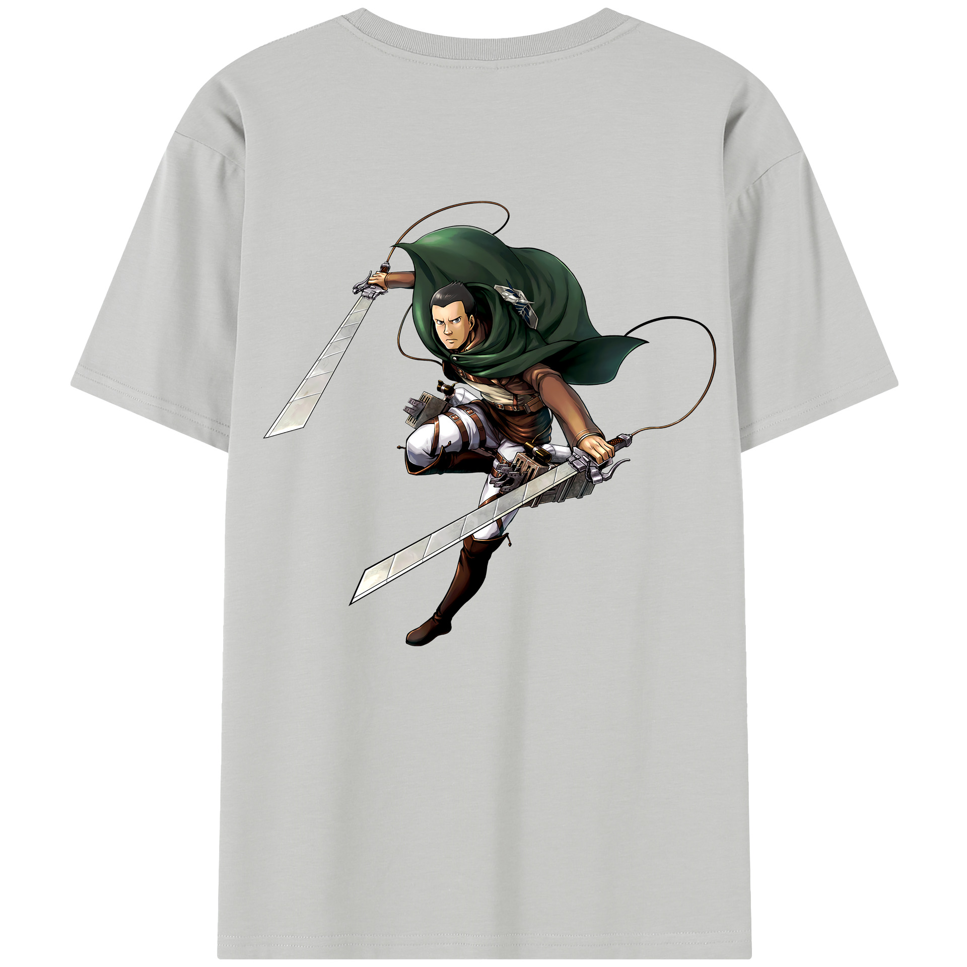 （画像用） 進撃の巨人 Attack on Titan レディース半袖Tシャツ(バックプリント)