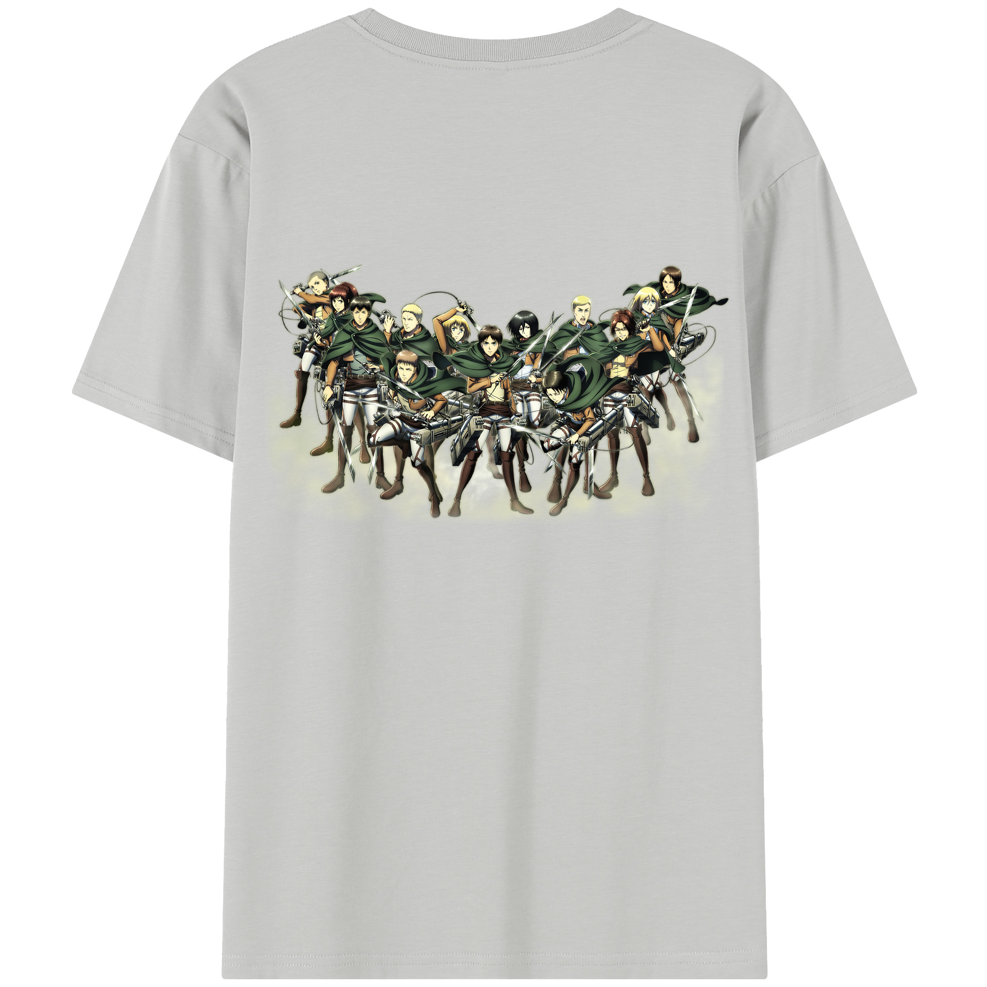 （画像用） 進撃の巨人 Attack on Titan レディース半袖Tシャツ(バックプリント)