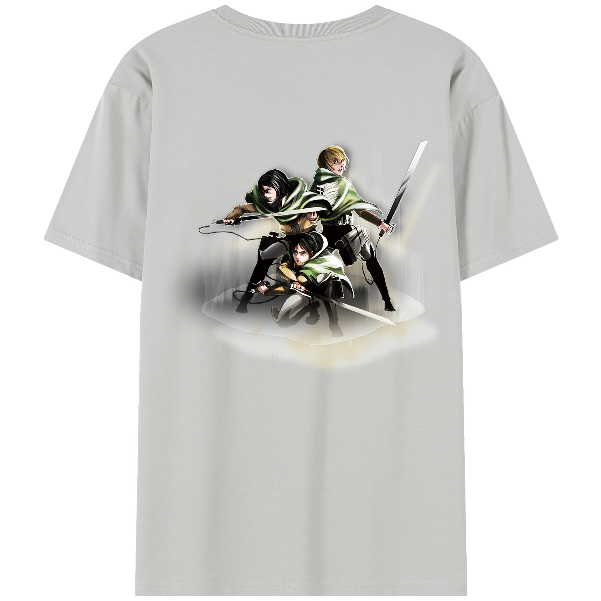（画像用） 進撃の巨人 Attack on Titan レディース半袖Tシャツ(バックプリント)