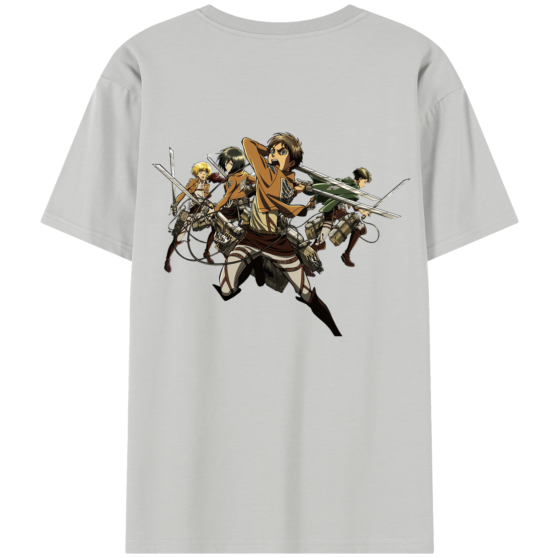 （画像用） 進撃の巨人 エレン･イェーガー Attack on Titan Eren Jäger レディース半袖Tシャツ(バックプリント)