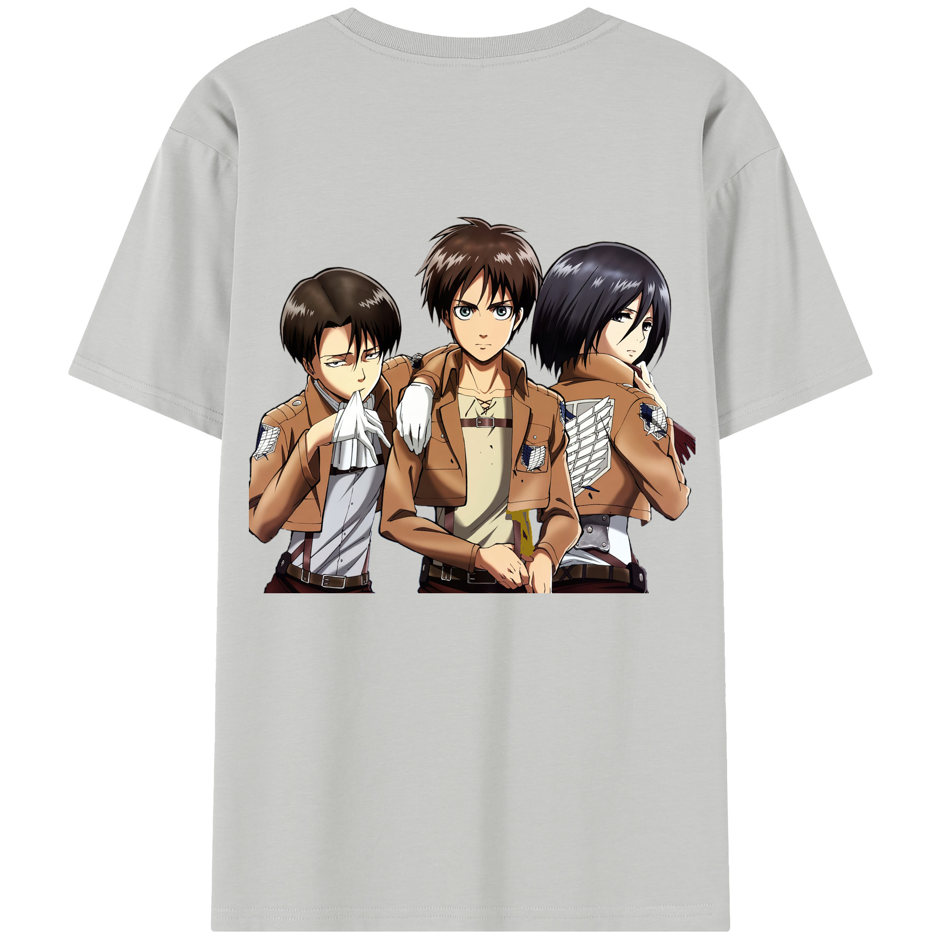 （画像用） 進撃の巨人 エレン･イェーガー Attack on Titan Eren Jäger レディース半袖Tシャツ(バックプリント)
