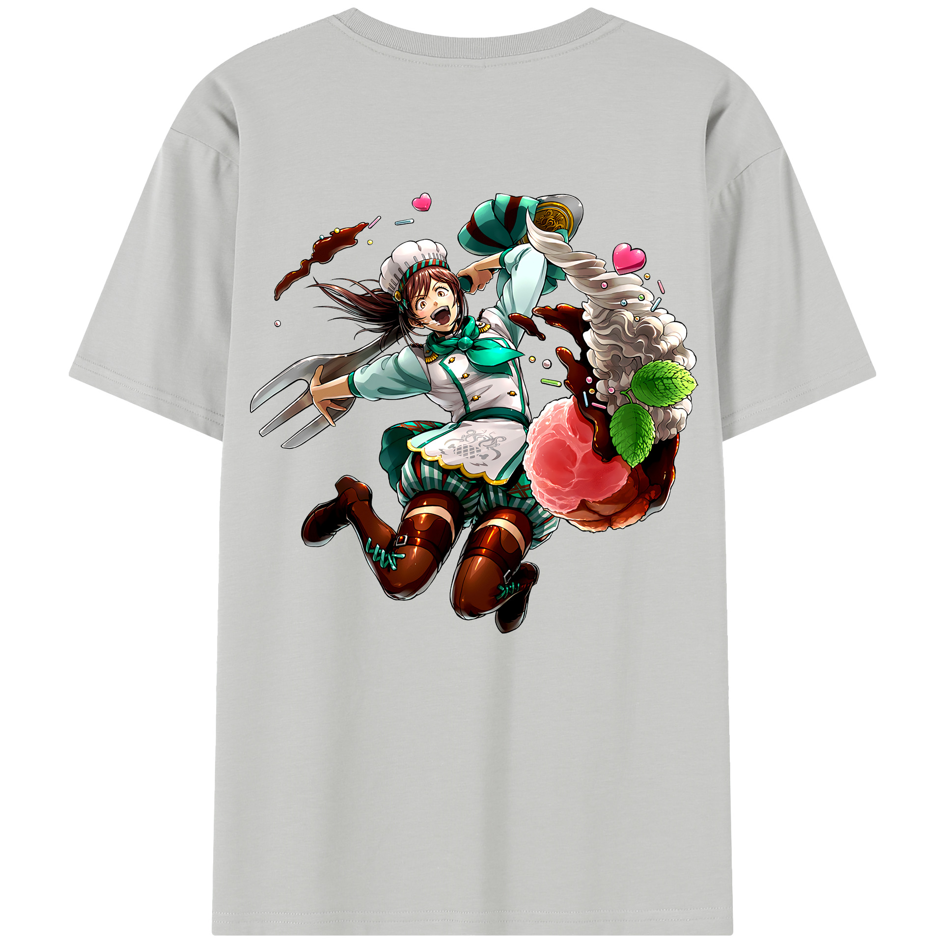 （画像用） 進撃の巨人 サシャ·ブラウス Attack on Titan Sasha Blaus レディース半袖Tシャツ(バックプリント)