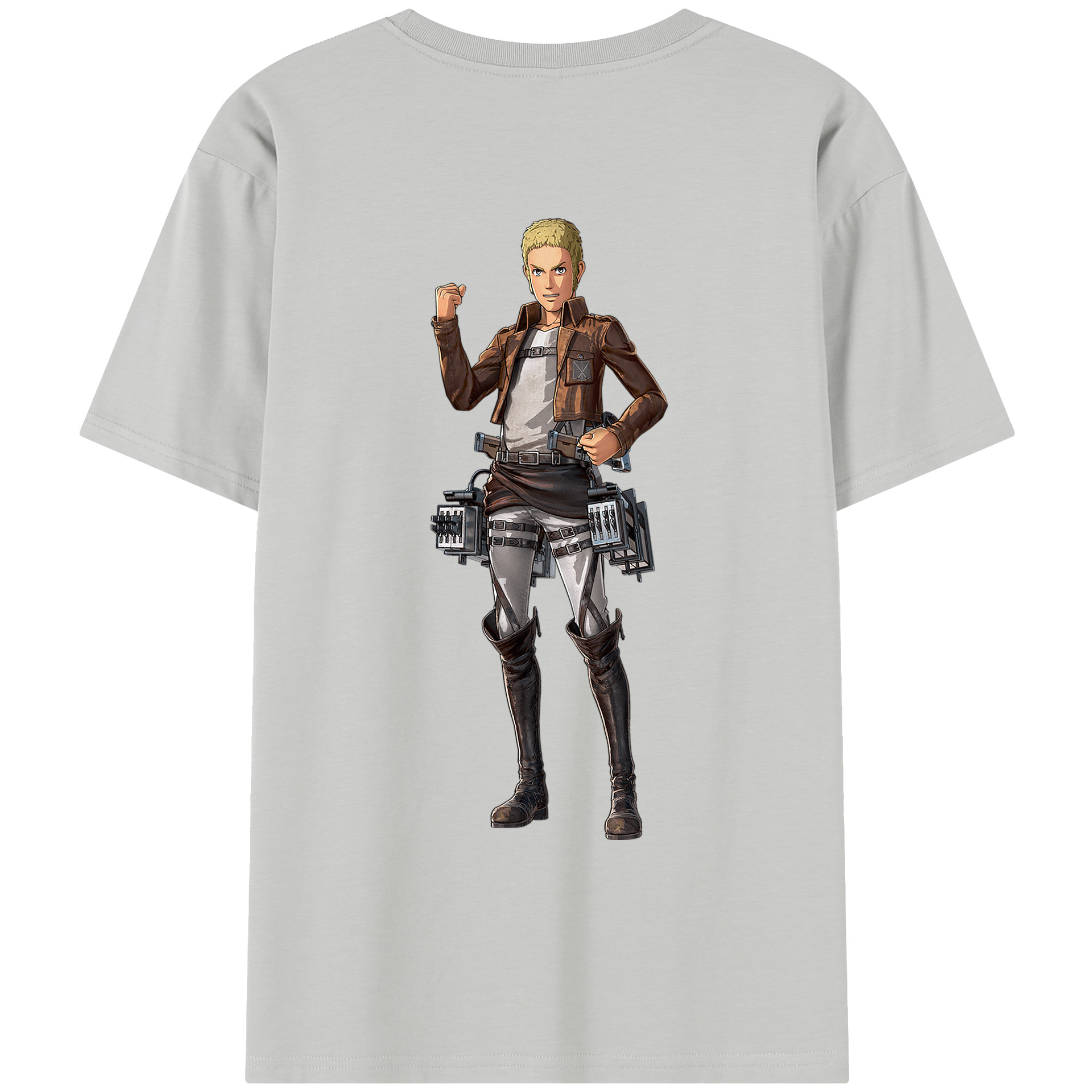 （画像用） 進撃の巨人 ライナー・ブラウン Attack on Titan Reiner Braun レディース半袖Tシャツ(バックプリント)