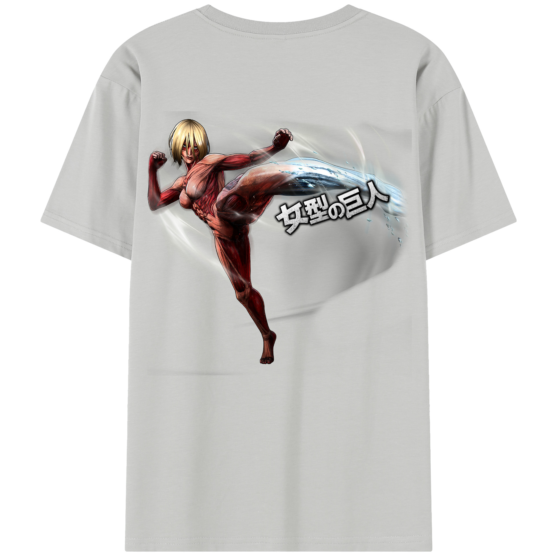 （画像用） 進撃の巨人 Attack on Titan レディース半袖Tシャツ(バックプリント)