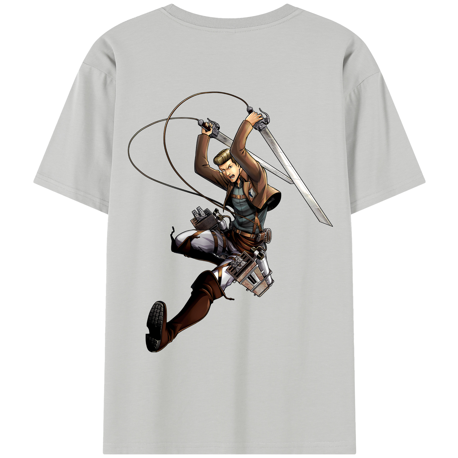 （画像用） 進撃の巨人 Attack on Titan レディース半袖Tシャツ(バックプリント)
