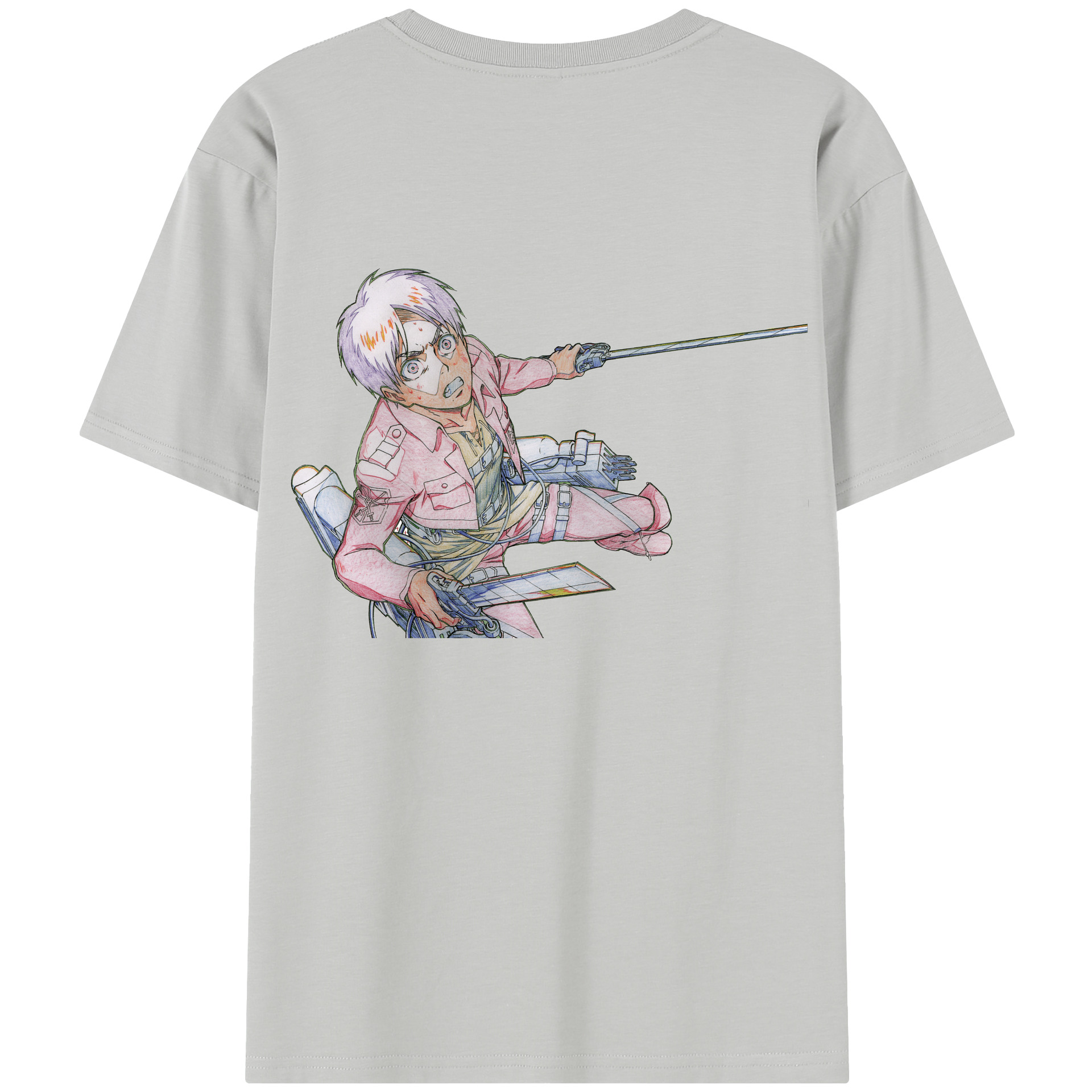 （画像用） 進撃の巨人 エレン･イェーガー Attack on Titan Eren Jäger レディース半袖Tシャツ(バックプリント)