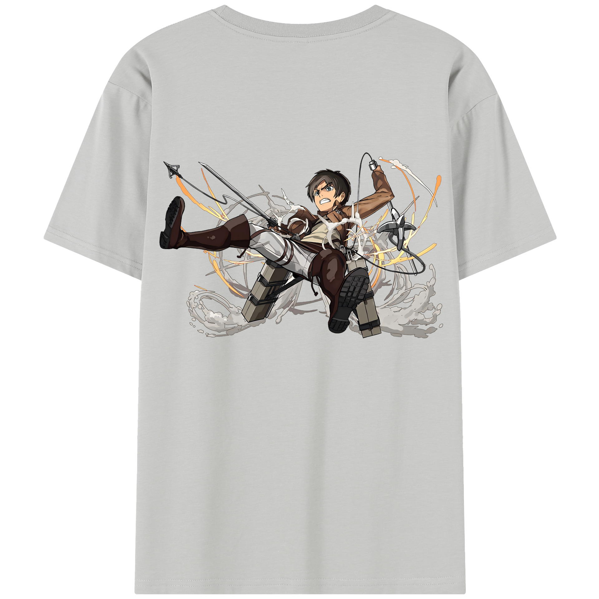 （画像用） 進撃の巨人 エレン･イェーガー Attack on Titan Eren Jäger レディース半袖Tシャツ(バックプリント)