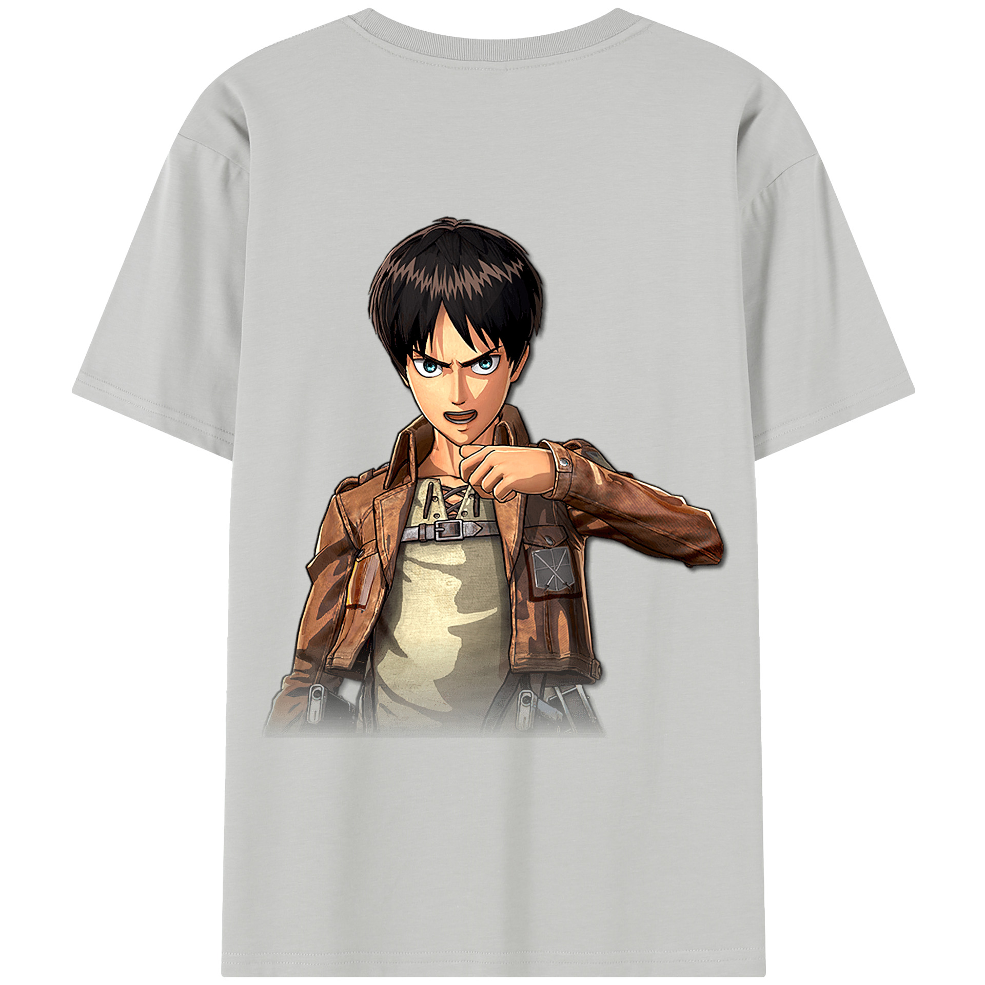 （画像用） 進撃の巨人 エレン･イェーガー Attack on Titan Eren Jäger レディース半袖Tシャツ(バックプリント)