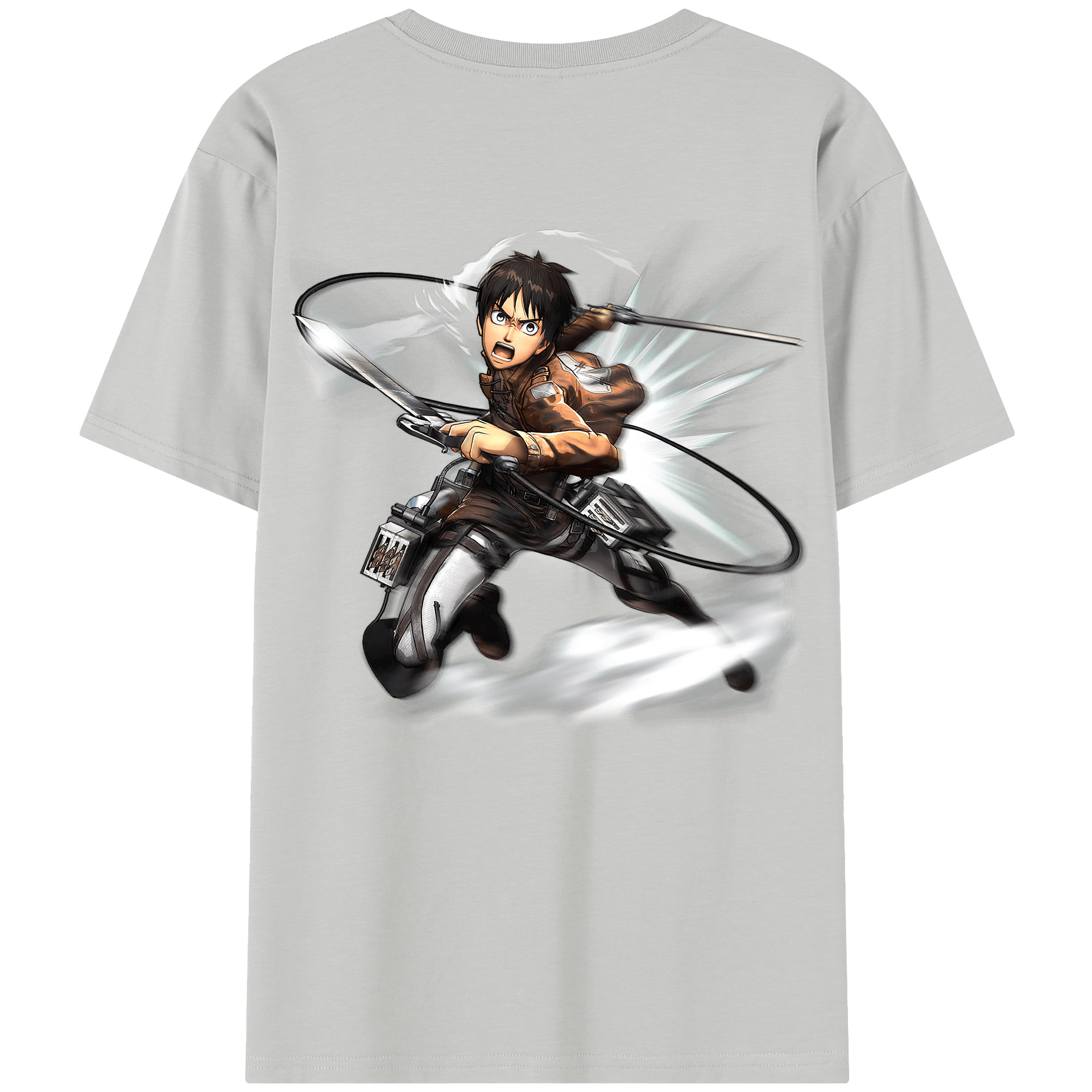 （画像用） 進撃の巨人 エレン･イェーガー Attack on Titan Eren Jäger レディース半袖Tシャツ(バックプリント)