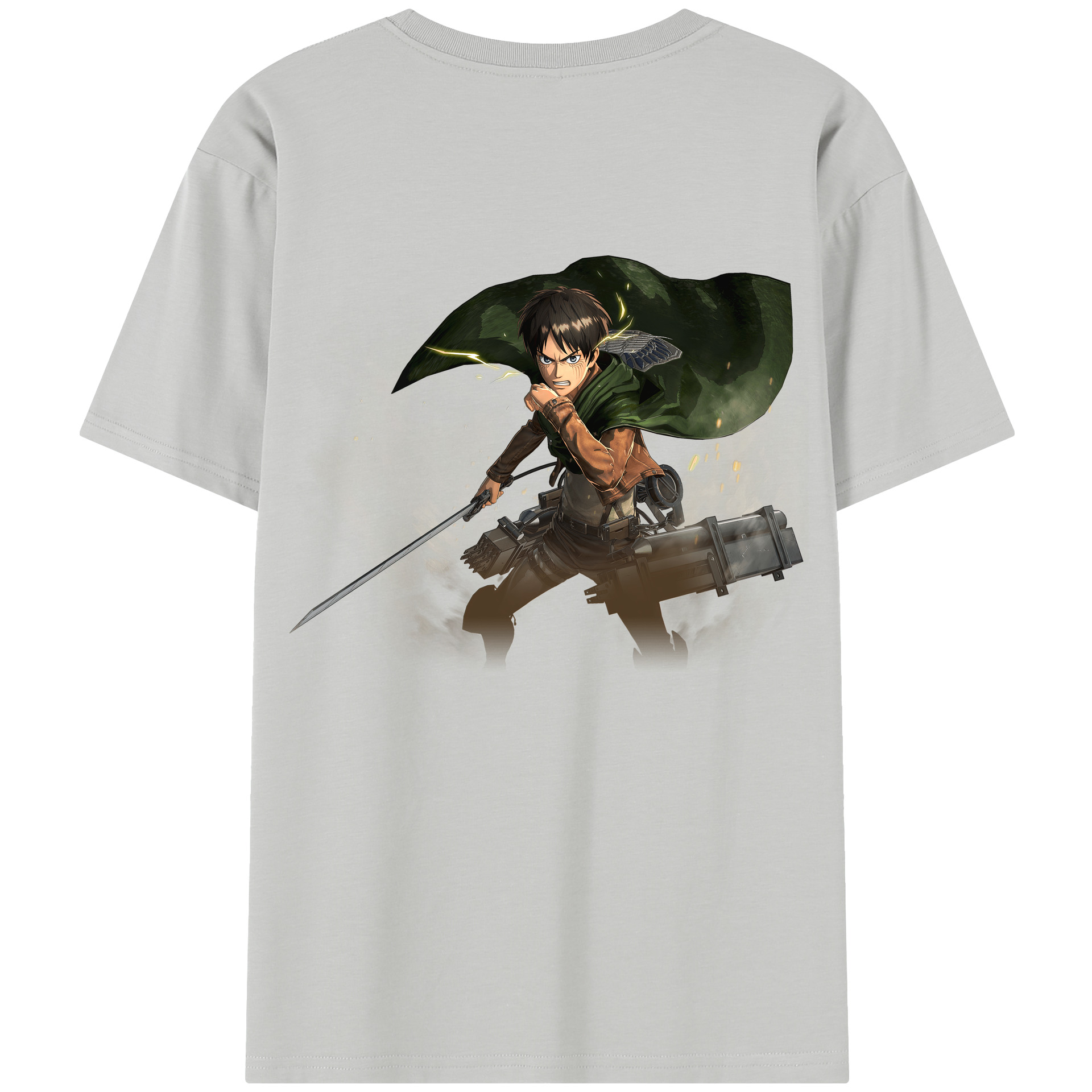 （画像用） 進撃の巨人 エレン･イェーガー Attack on Titan Eren Jäger レディース半袖Tシャツ(バックプリント)