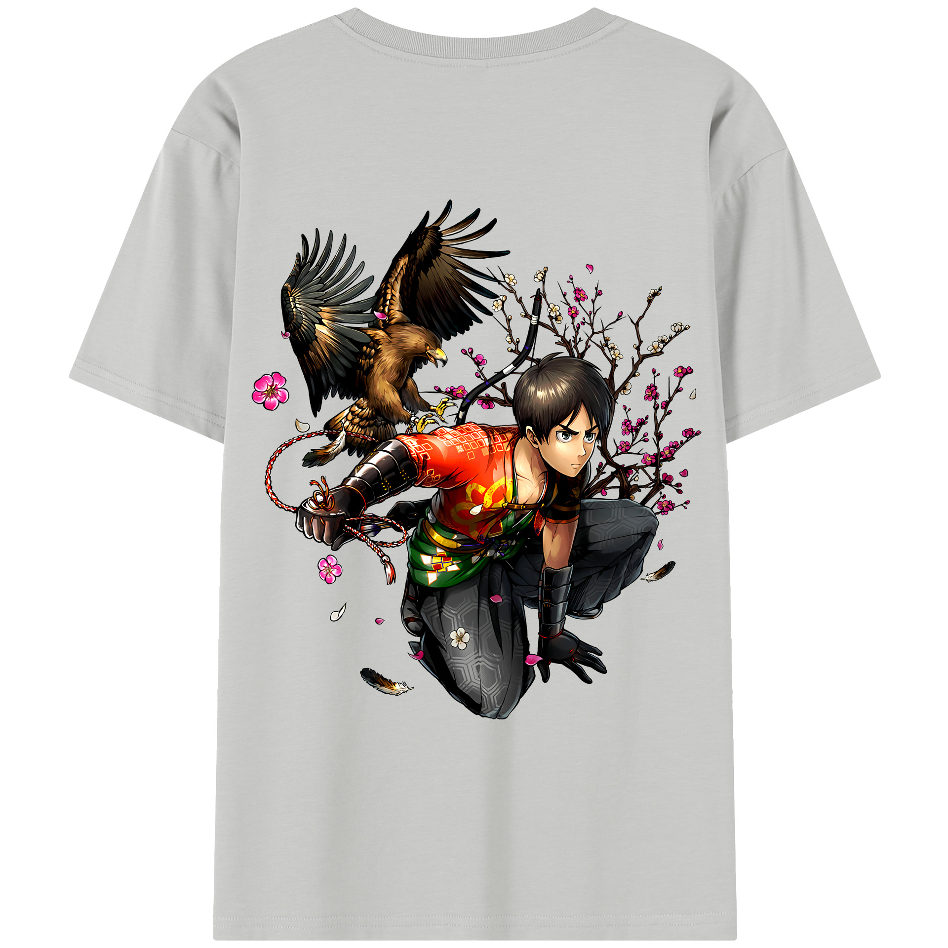 （画像用） 進撃の巨人 エレン･イェーガー Attack on Titan Eren Jäger レディース半袖Tシャツ(バックプリント)