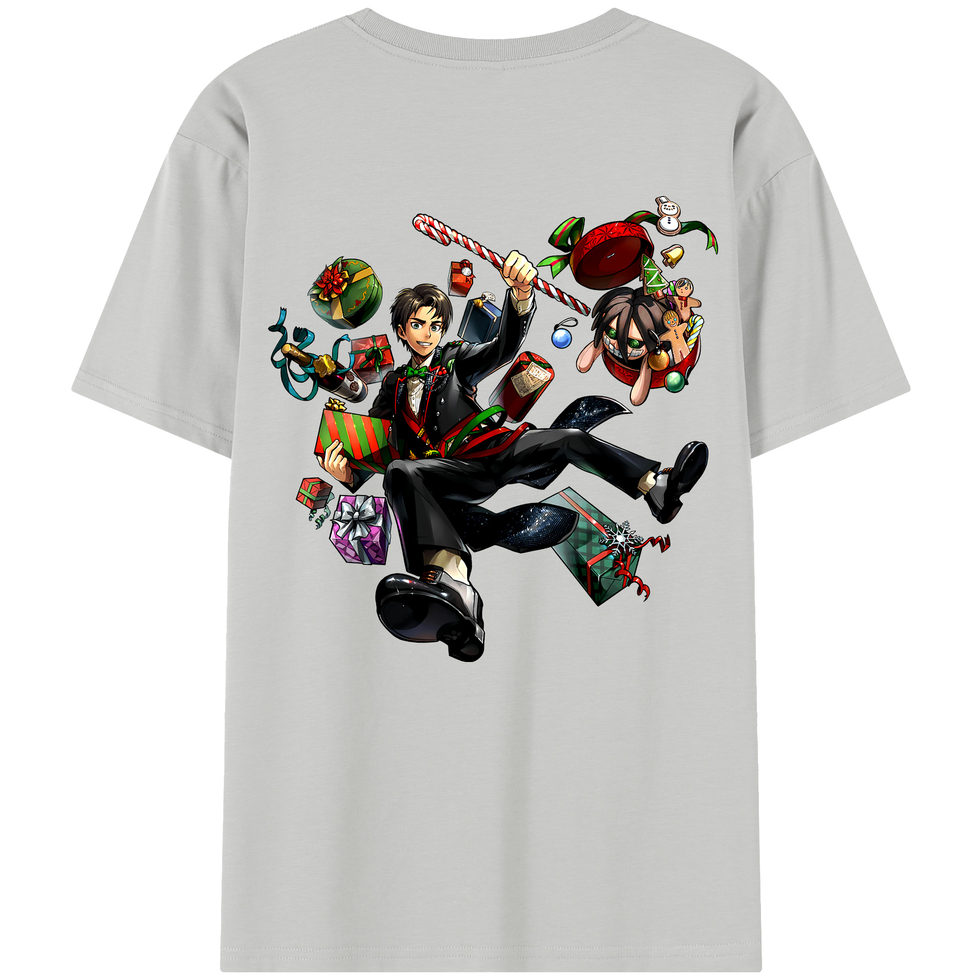 （画像用） 進撃の巨人 エレン･イェーガー Attack on Titan Eren Jäger レディース半袖Tシャツ(バックプリント)