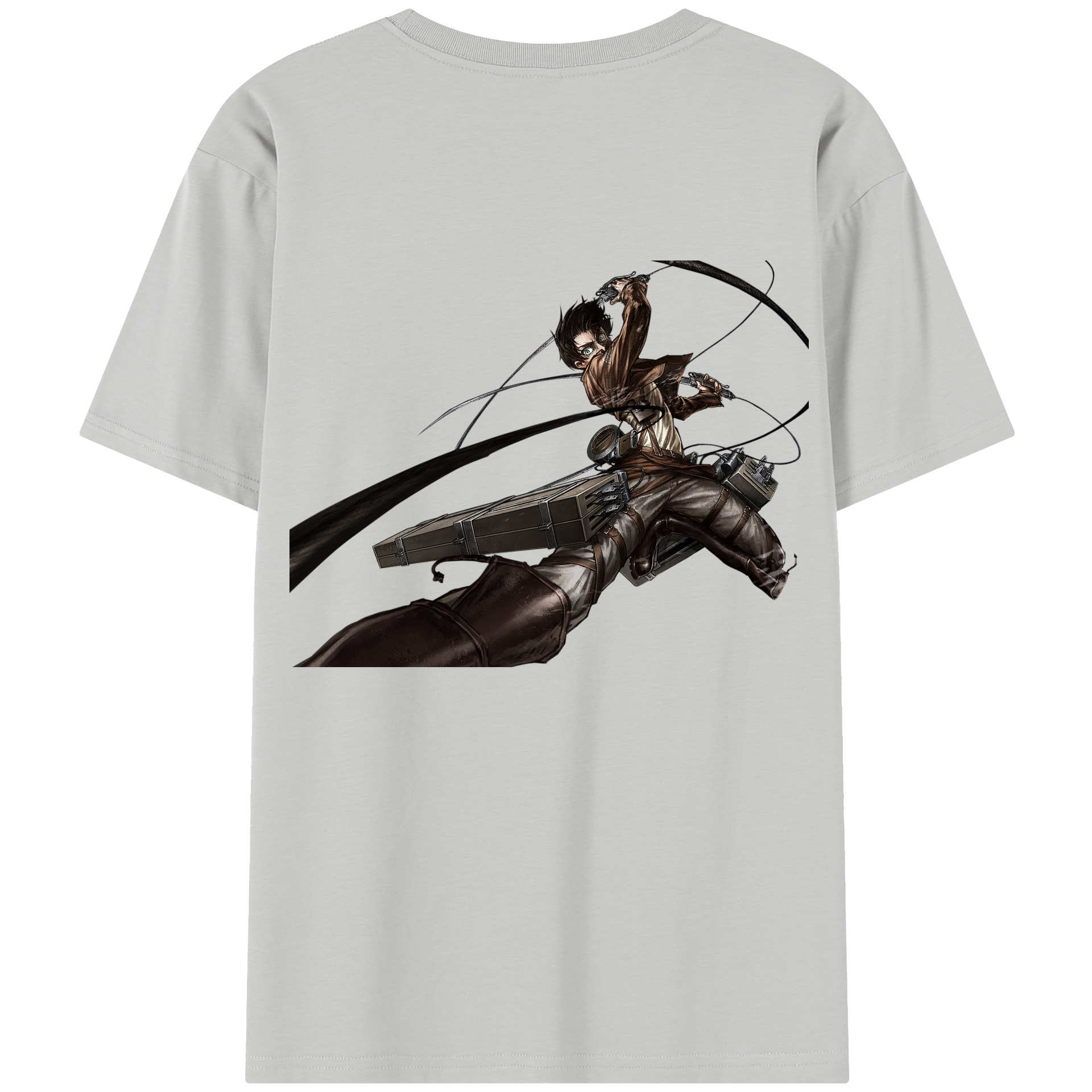 （画像用） 進撃の巨人 エレン･イェーガー Attack on Titan Eren Jäger レディース半袖Tシャツ(バックプリント)