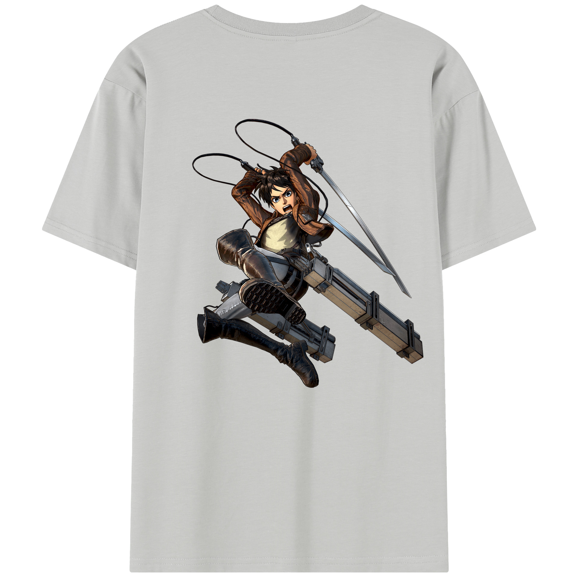 （画像用） 進撃の巨人 エレン･イェーガー Attack on Titan Eren Jäger レディース半袖Tシャツ(バックプリント)