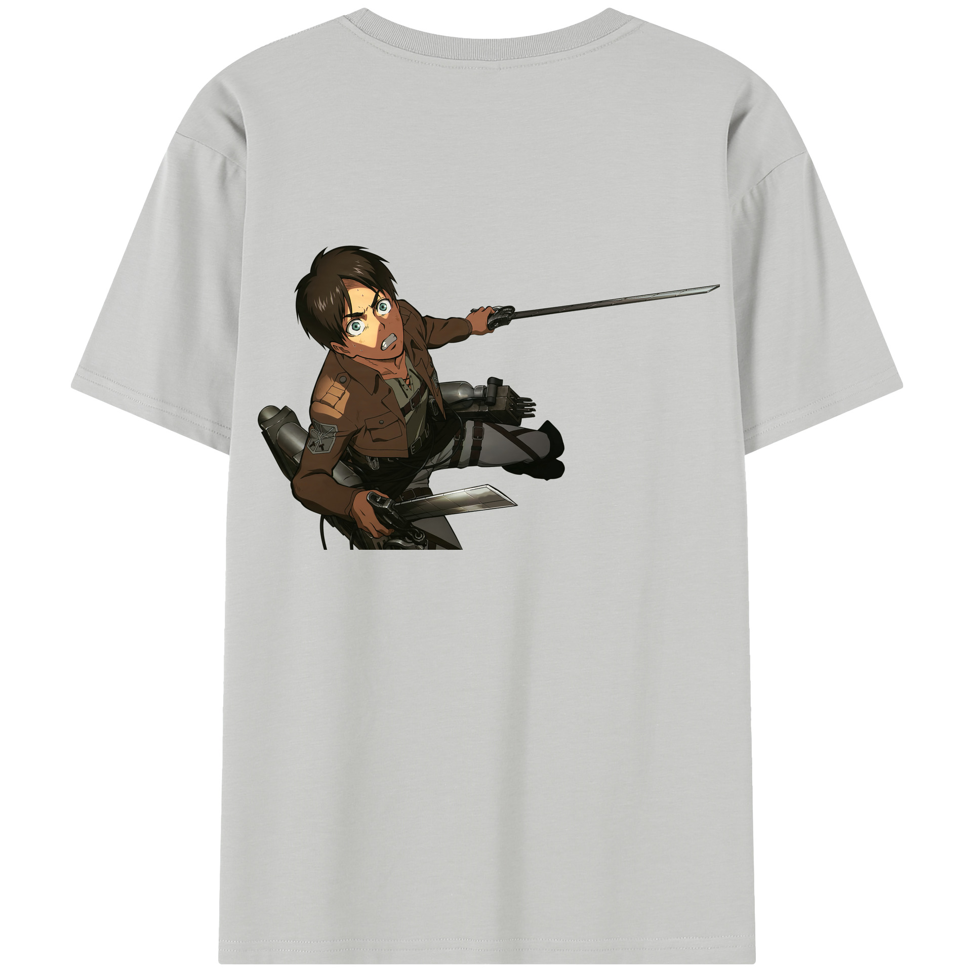 （画像用） 進撃の巨人 エレン･イェーガー Attack on Titan Eren Jäger レディース半袖Tシャツ(バックプリント)