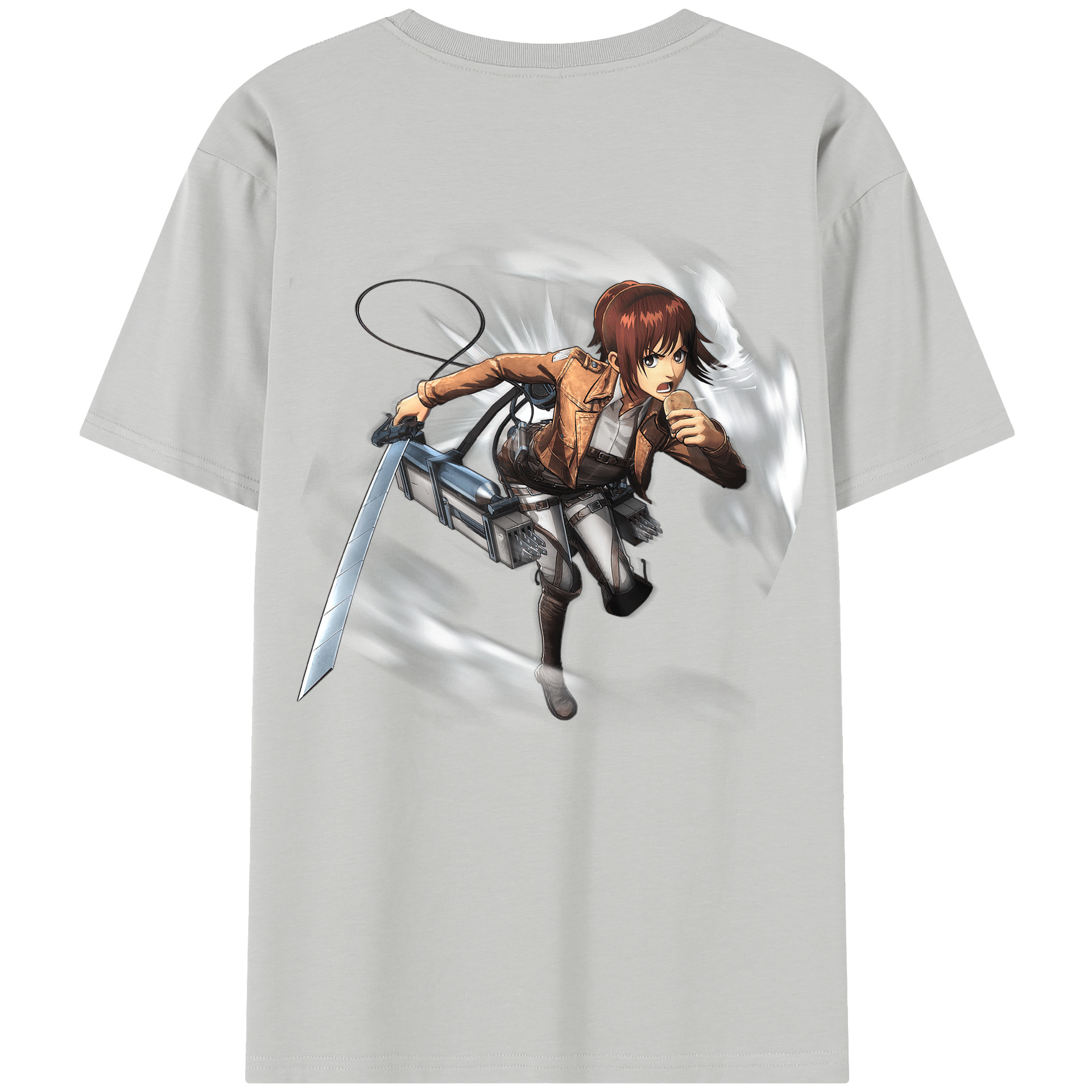 （画像用） 進撃の巨人 サシャ·ブラウス Attack on Titan Sasha Blaus レディース半袖Tシャツ(バックプリント)