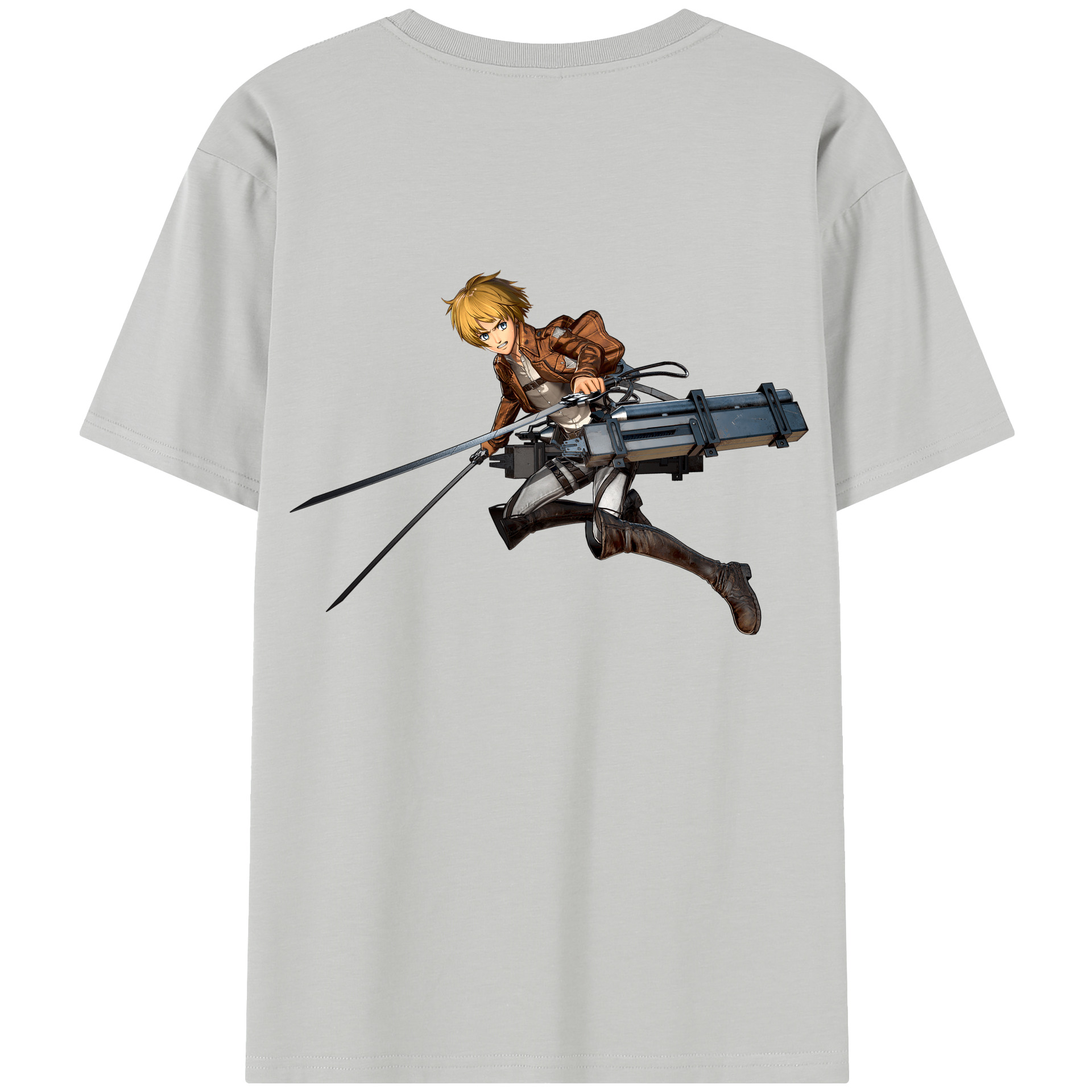 （画像用） 進撃の巨人 アルミン·アルレルト Attack on Titan Armin Arlert レディース半袖Tシャツ(バックプリント)