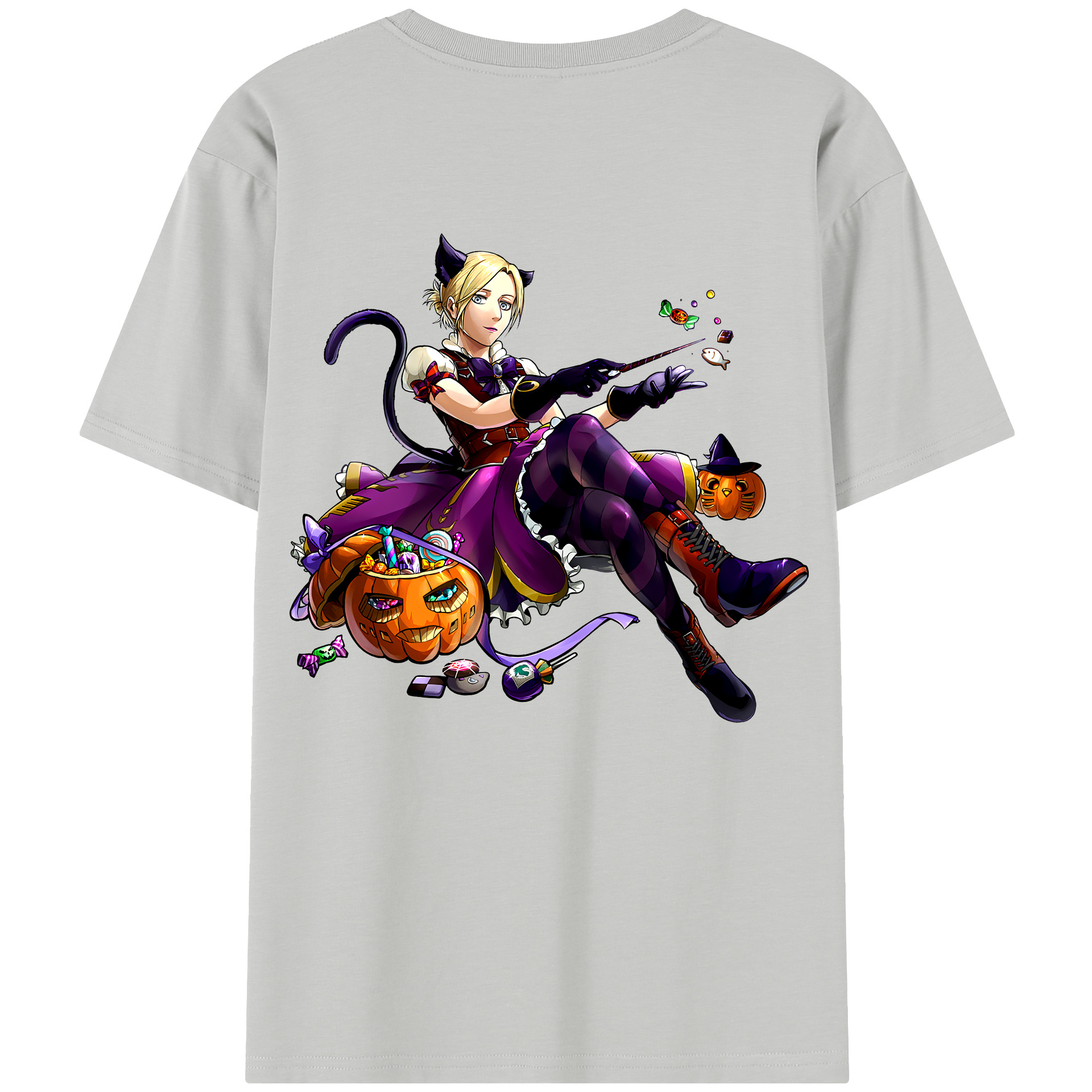 （画像用） 進撃の巨人 アニ・レオンハート Attack on Titan Annie Leonhart レディース半袖Tシャツ(バックプリント)