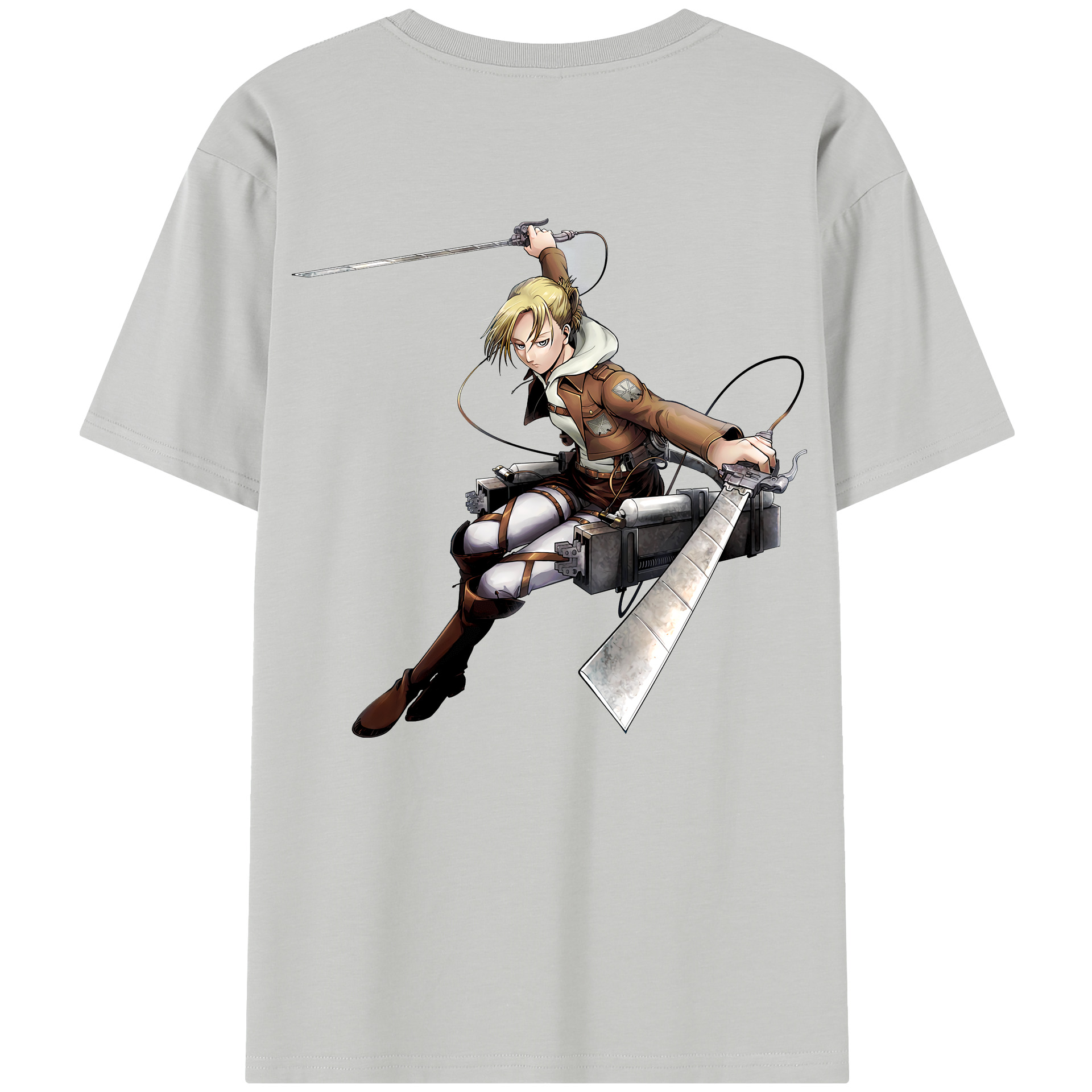 （画像用） 進撃の巨人 アニ・レオンハート Attack on Titan Annie Leonhart レディース半袖Tシャツ(バックプリント)