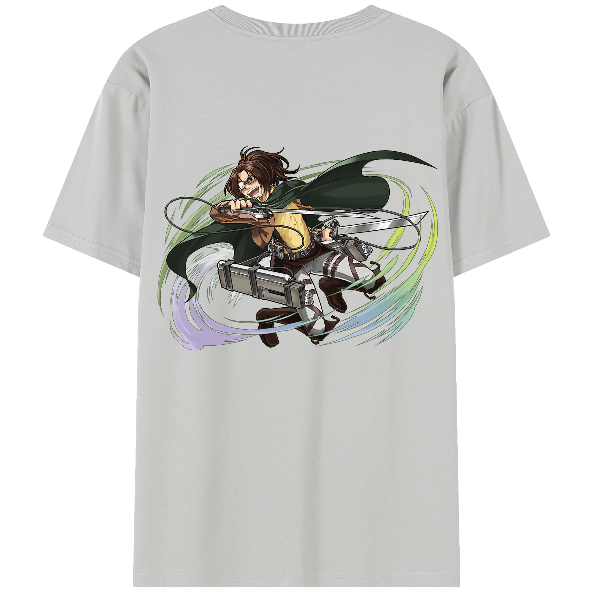 （画像用） 進撃の巨人 ハンジ·ゾエ Attack on Titan Hanji Zoe レディース半袖Tシャツ(バックプリント)
