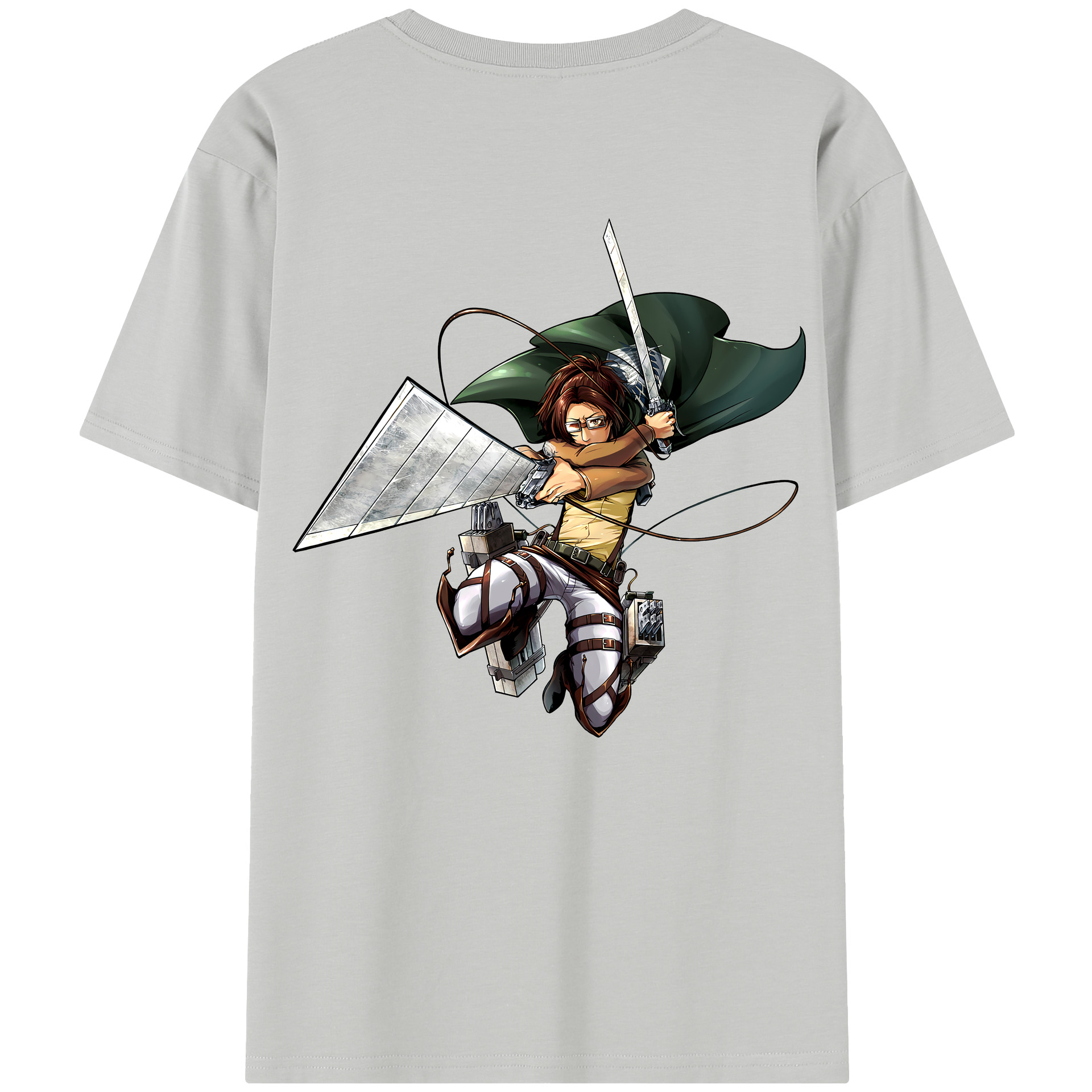 （画像用） 進撃の巨人 ハンジ·ゾエ Attack on Titan Hanji Zoe レディース半袖Tシャツ(バックプリント)