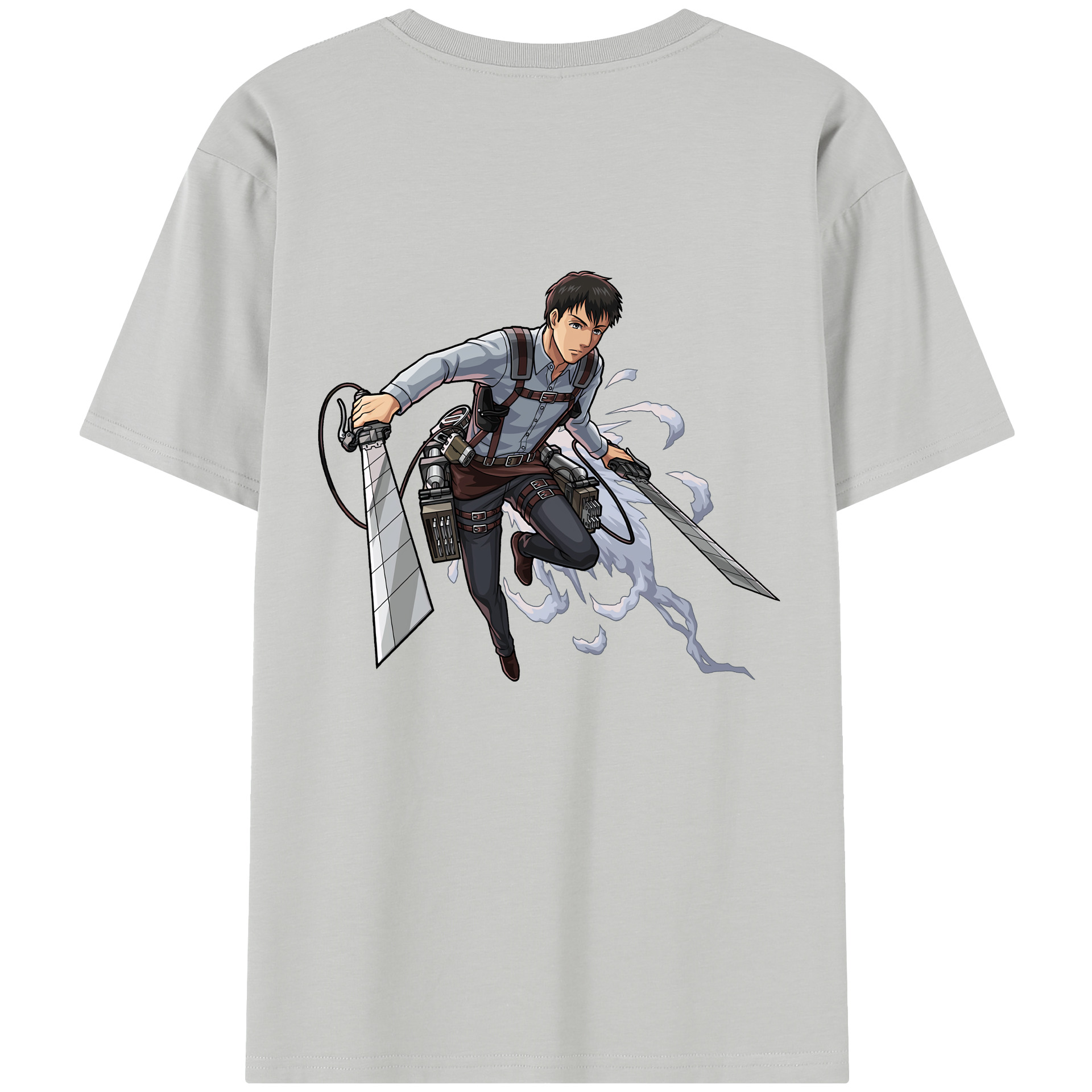 （画像用） 進撃の巨人 ベルトルト・フーバー Attack on Titan Bertholdt Hoover レディース半袖Tシャツ(バックプリント)