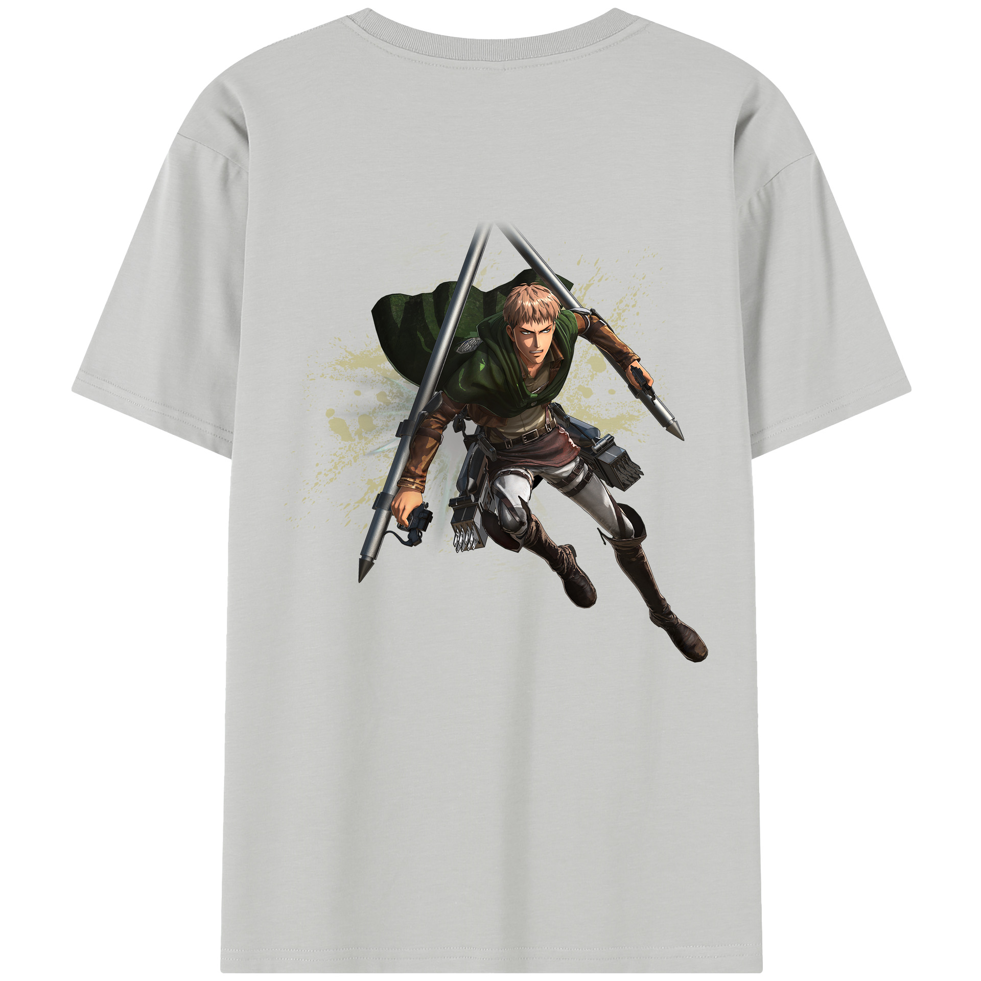 （画像用） 進撃の巨人 ジャン・キルシュタイン Attack on Titan Jean Kirstein レディース半袖Tシャツ(バックプリント)