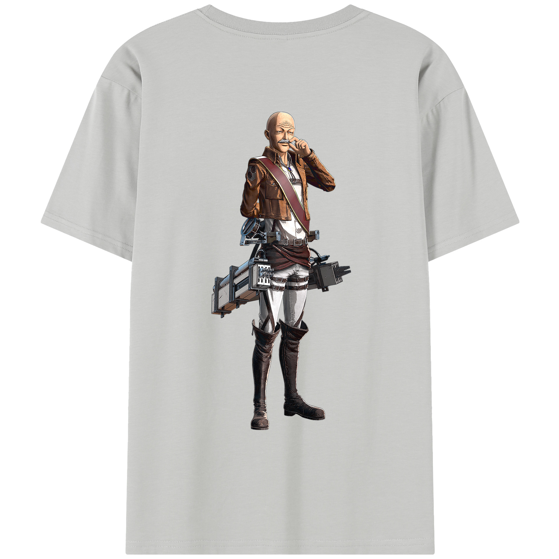 （画像用） 進撃の巨人 ドット·ピクシス Attack on Titan Dot Pixis レディース半袖Tシャツ(バックプリント)
