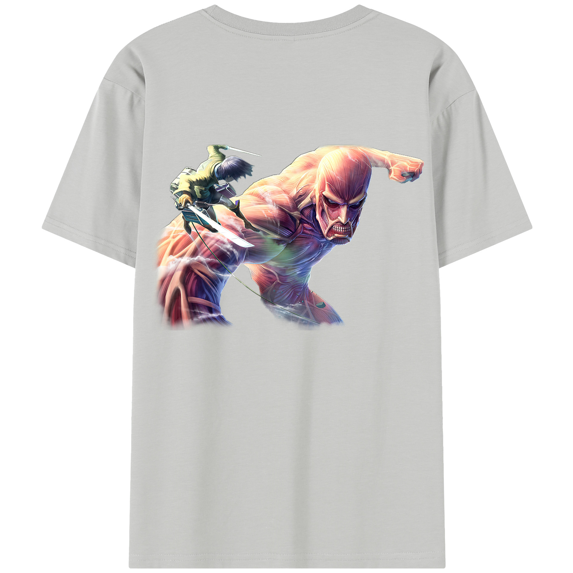 （画像用） 進撃の巨人 Attack on Titan レディース半袖Tシャツ(バックプリント)