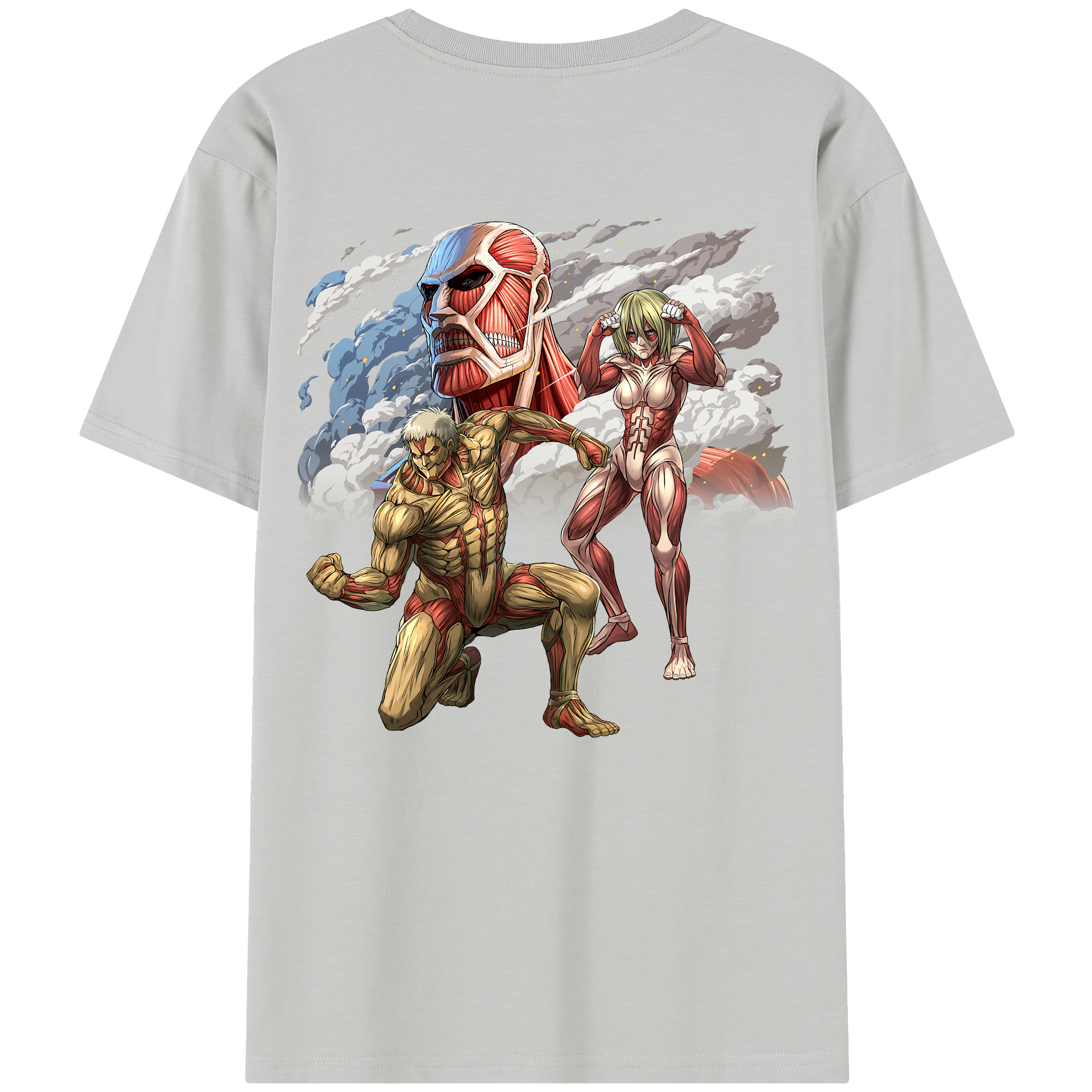 （画像用） 進撃の巨人 Attack on Titan レディース半袖Tシャツ(バックプリント)