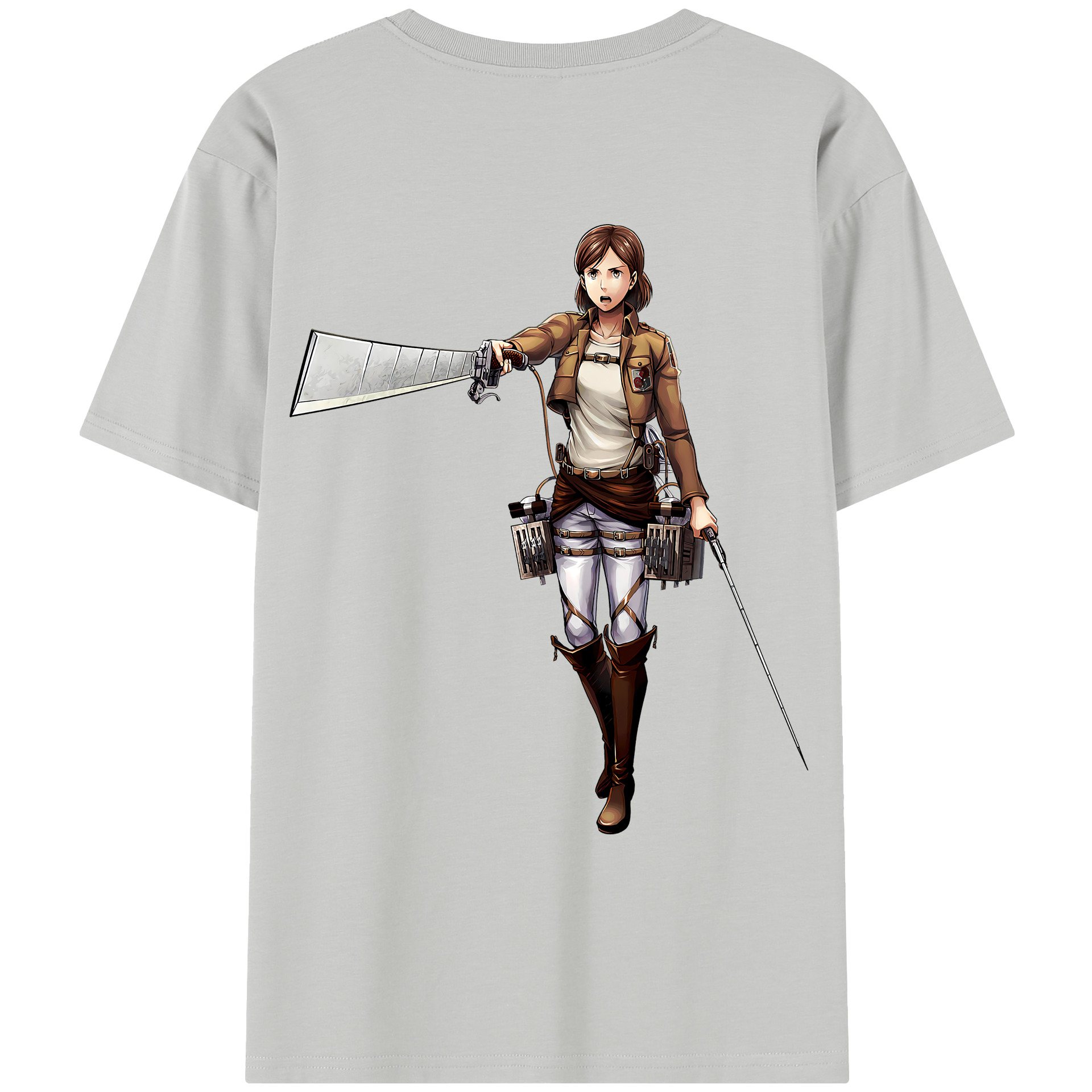 （画像用） 進撃の巨人 Attack on Titan レディース半袖Tシャツ(バックプリント)