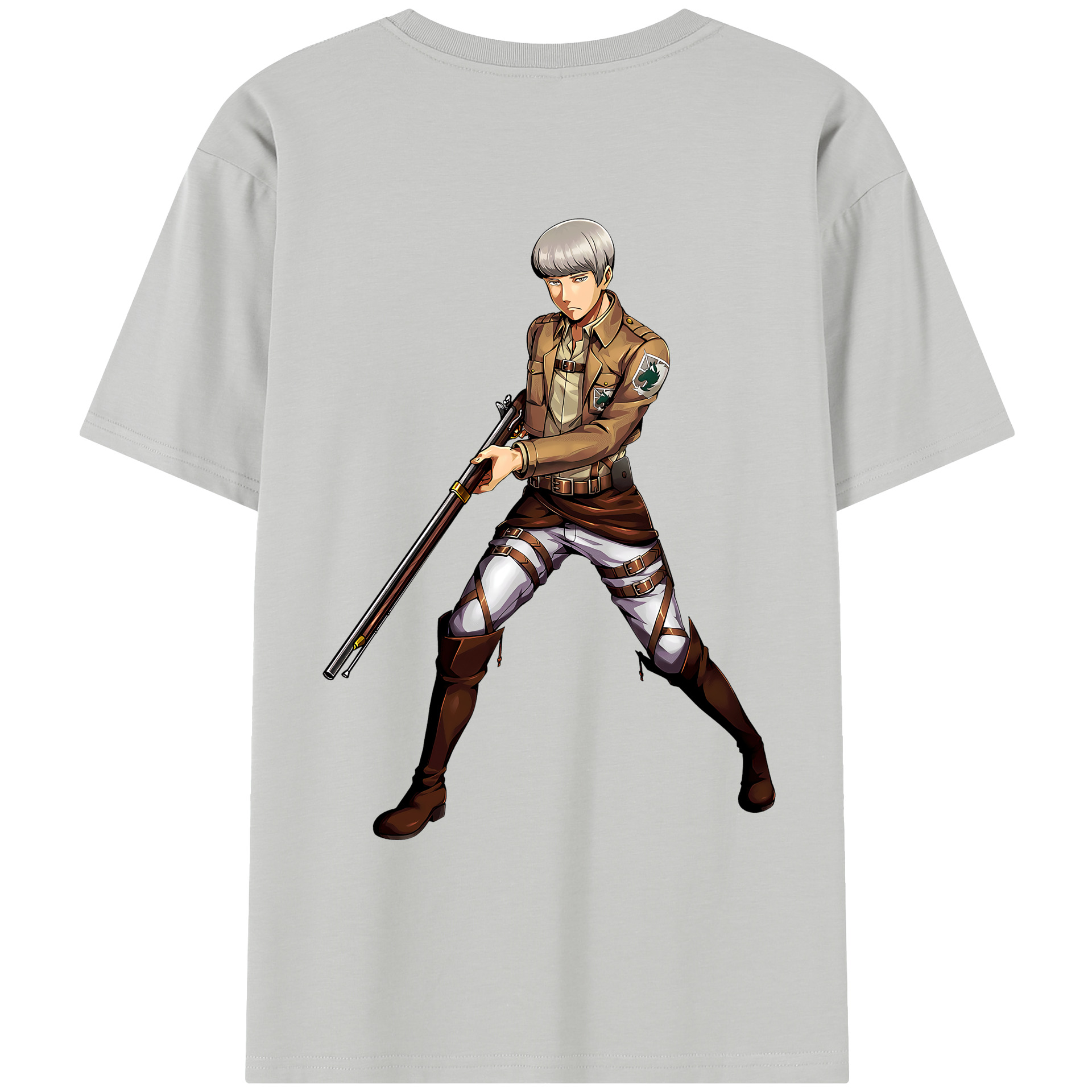 （画像用） 進撃の巨人 Attack on Titan レディース半袖Tシャツ(バックプリント)