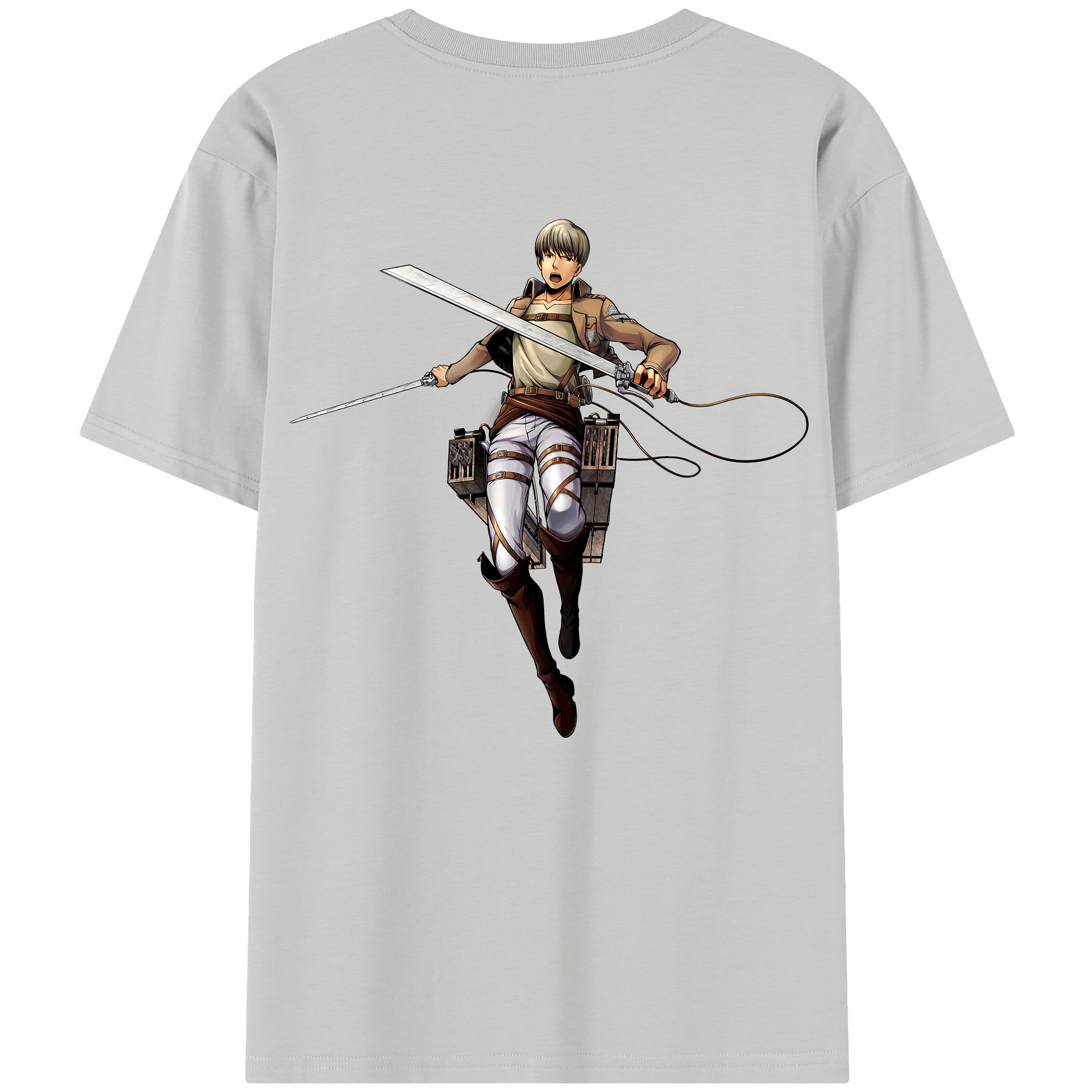 （画像用） 進撃の巨人 Attack on Titan レディース半袖Tシャツ(バックプリント)