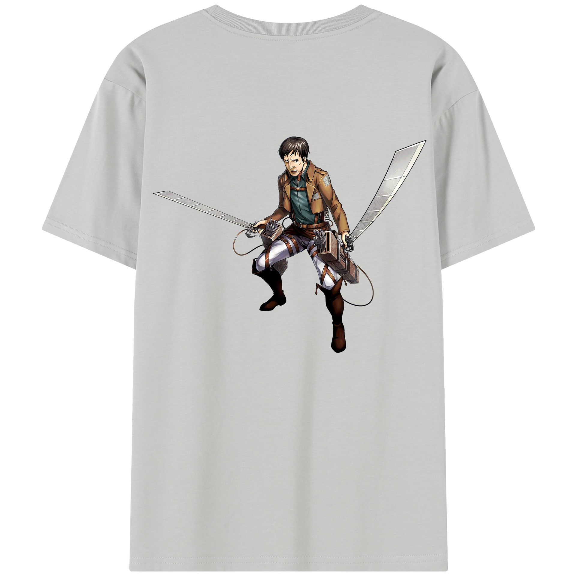 （画像用） 進撃の巨人 Attack on Titan レディース半袖Tシャツ(バックプリント)