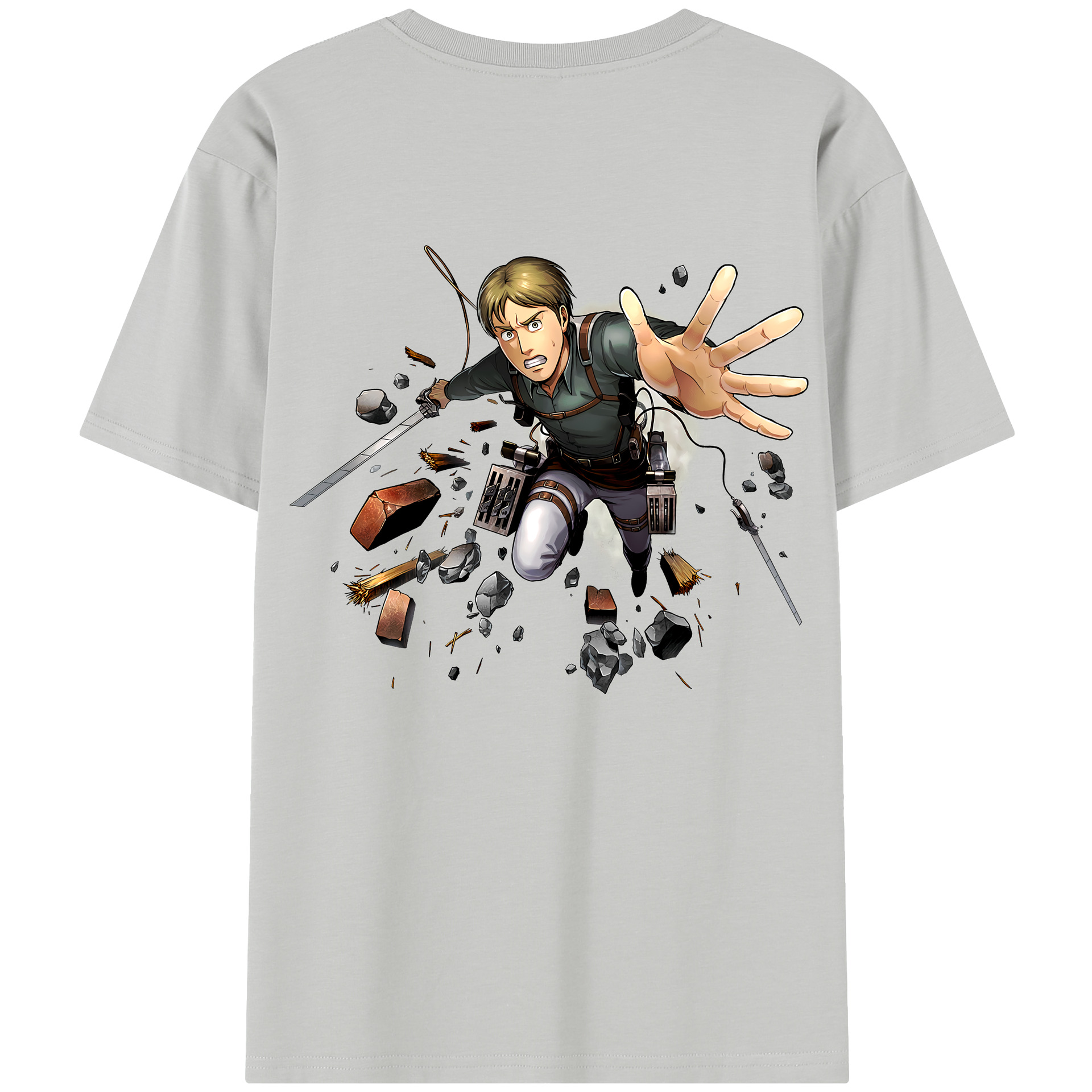 （画像用） 進撃の巨人 Attack on Titan レディース半袖Tシャツ(バックプリント)