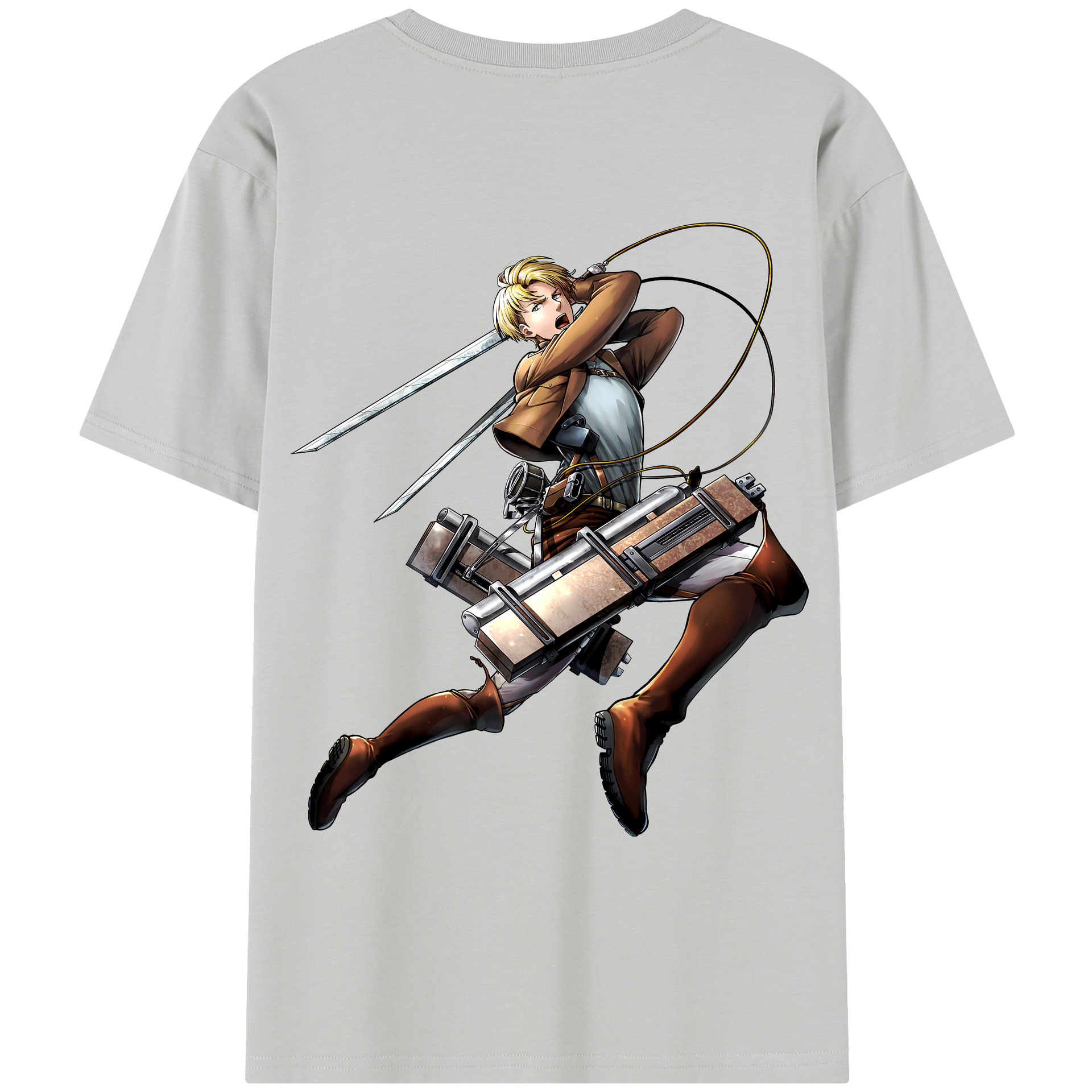 （画像用） 進撃の巨人 Attack on Titan レディース半袖Tシャツ(バックプリント)