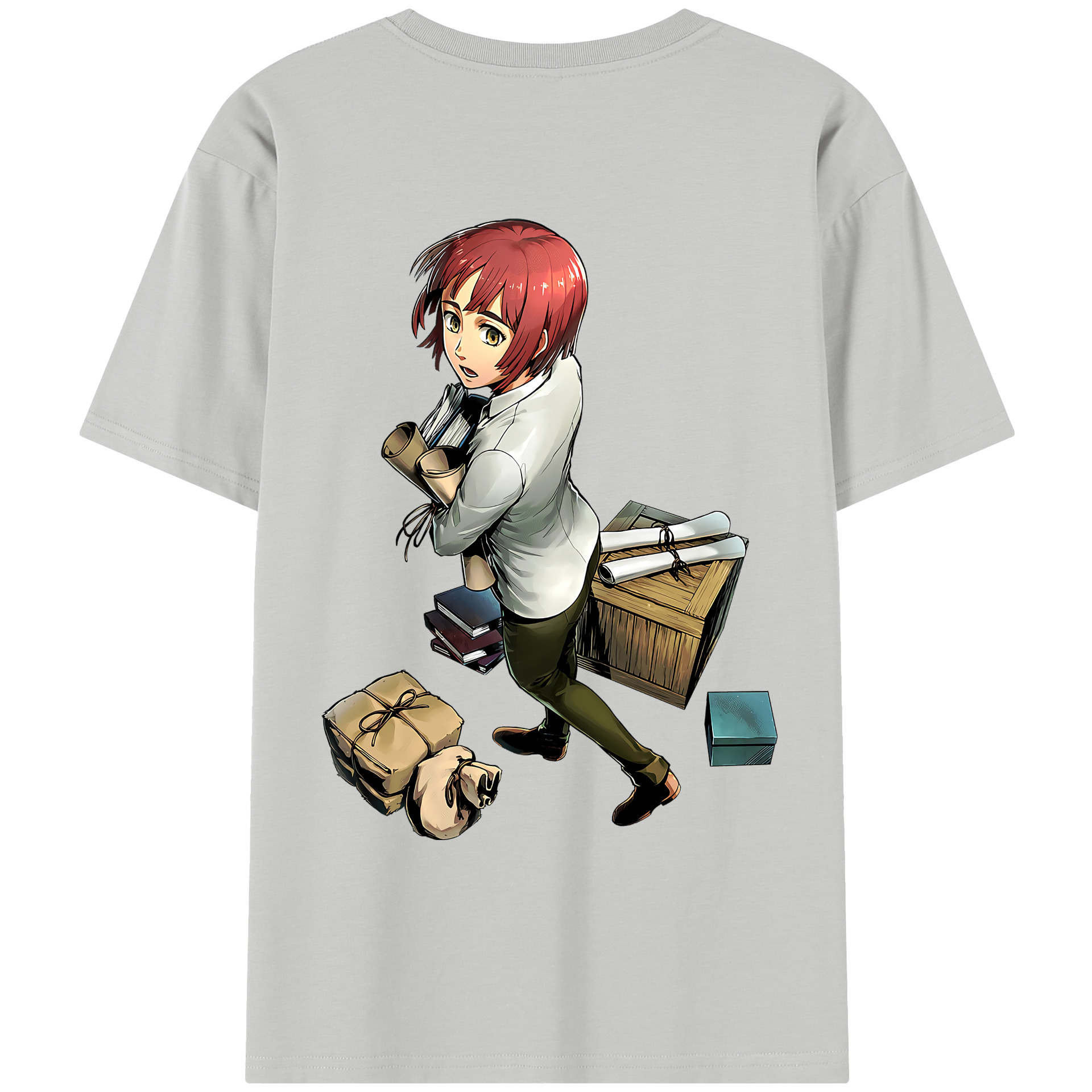 （画像用） 進撃の巨人 Attack on Titan レディース半袖Tシャツ(バックプリント)