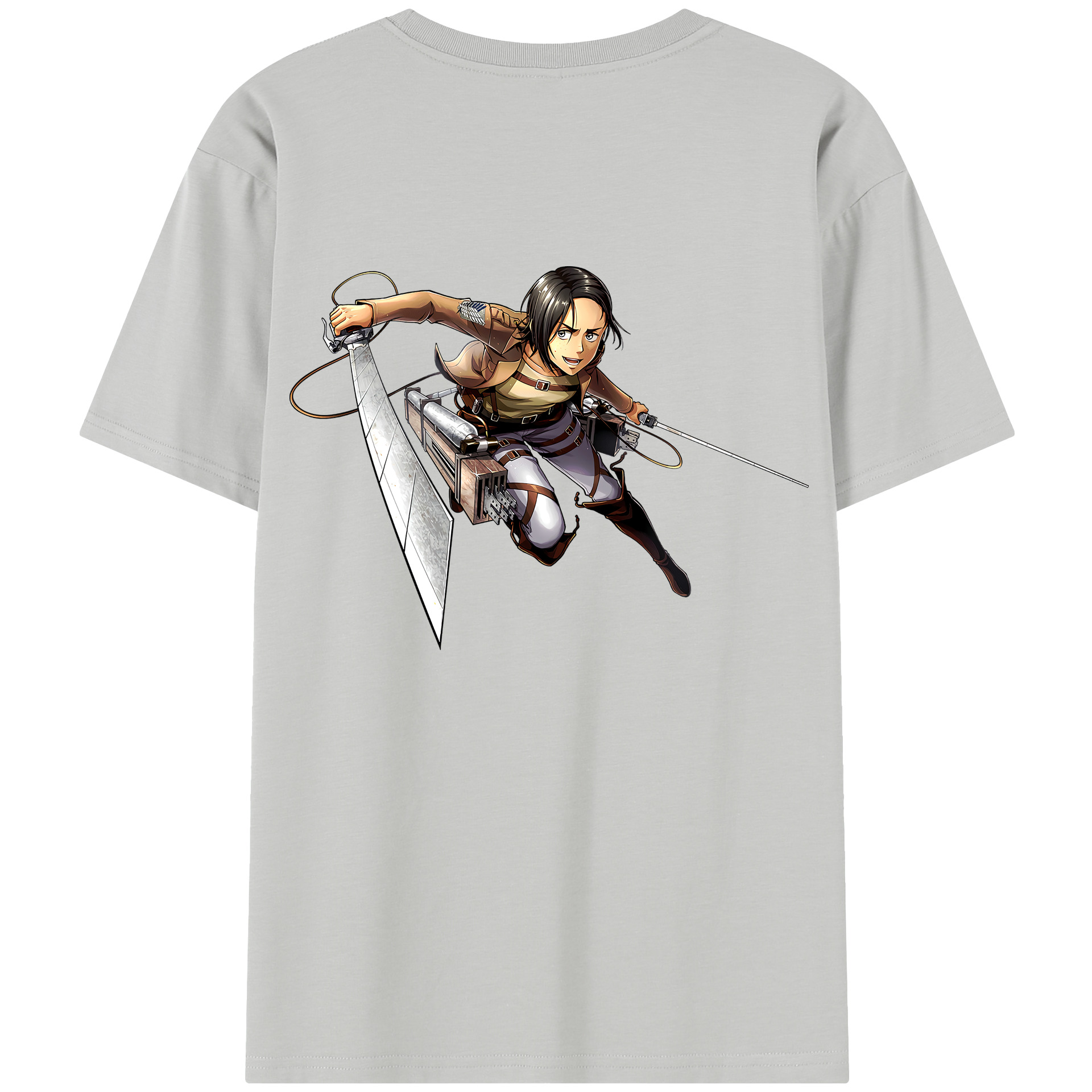 （画像用） 進撃の巨人 Attack on Titan レディース半袖Tシャツ(バックプリント)