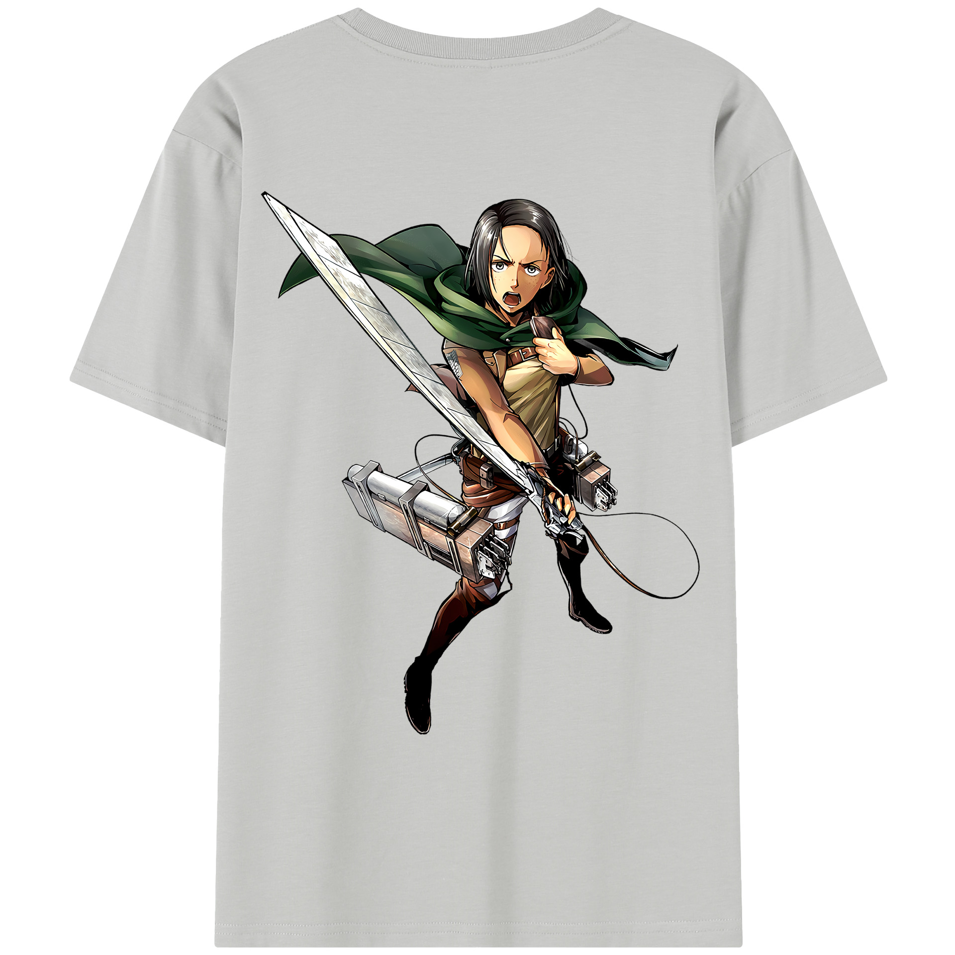 （画像用） 進撃の巨人 Attack on Titan レディース半袖Tシャツ(バックプリント)