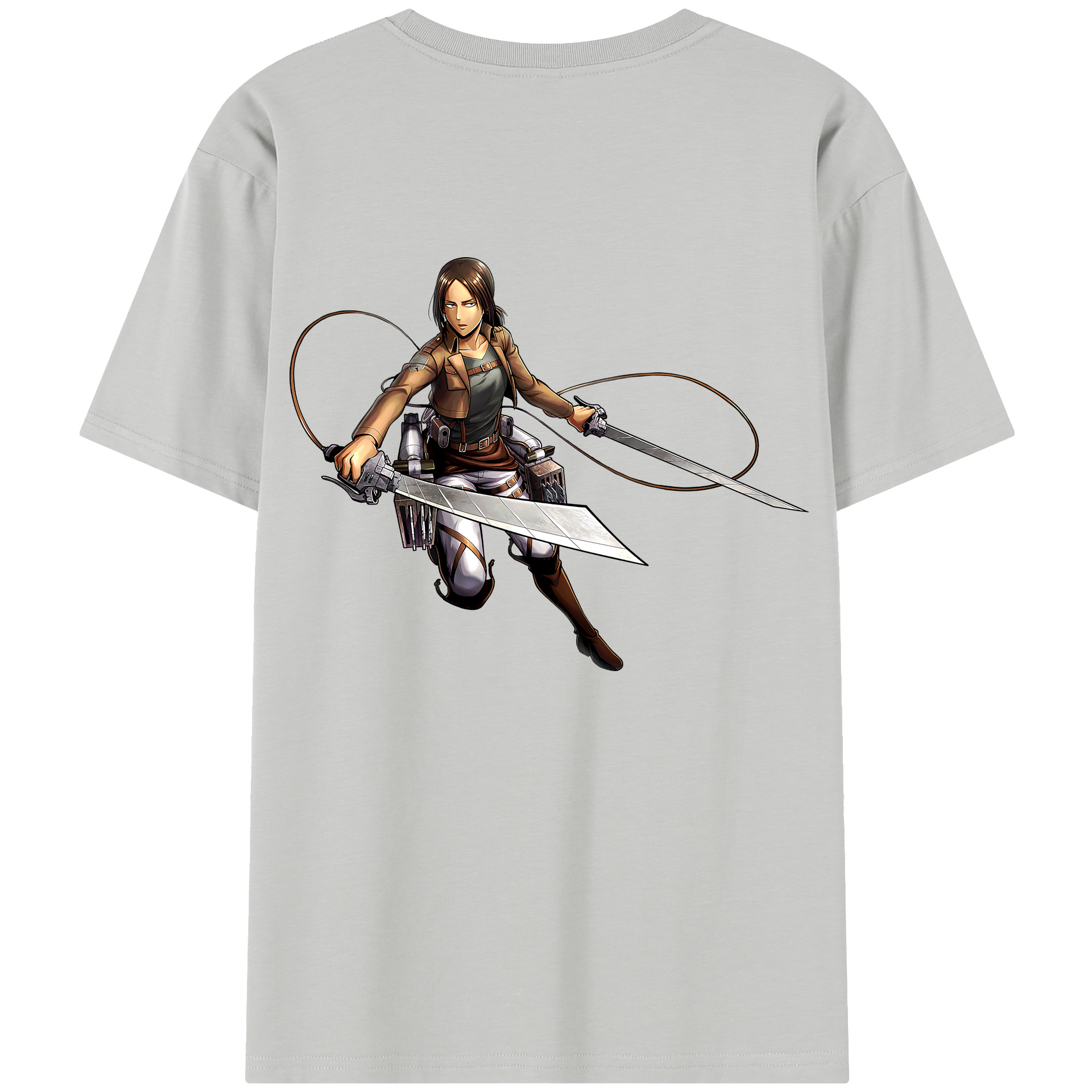 （画像用） 進撃の巨人 Attack on Titan レディース半袖Tシャツ(バックプリント)